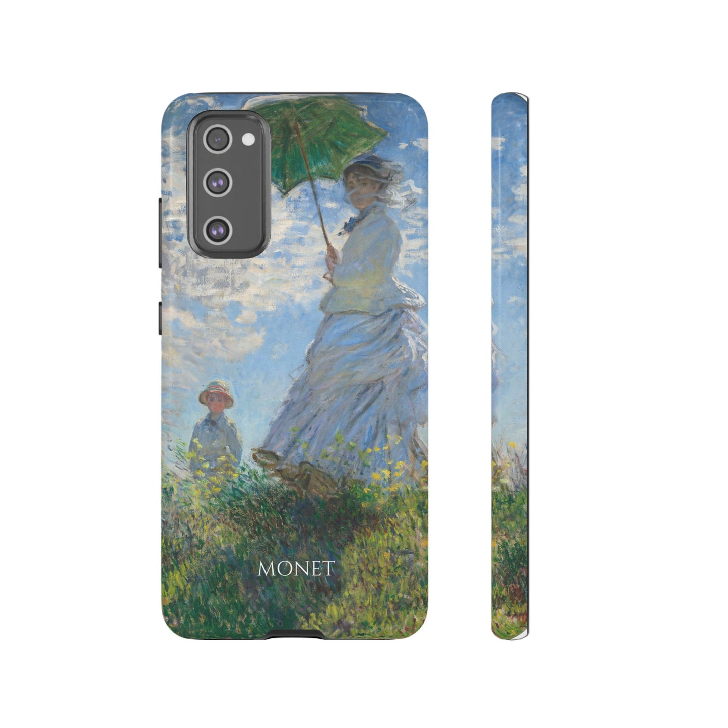 Tough Phone Case for iPhone, Samsung and Google Pixel - Monet, Woman with a Parasol - Madame Monet and Her Son (1875)