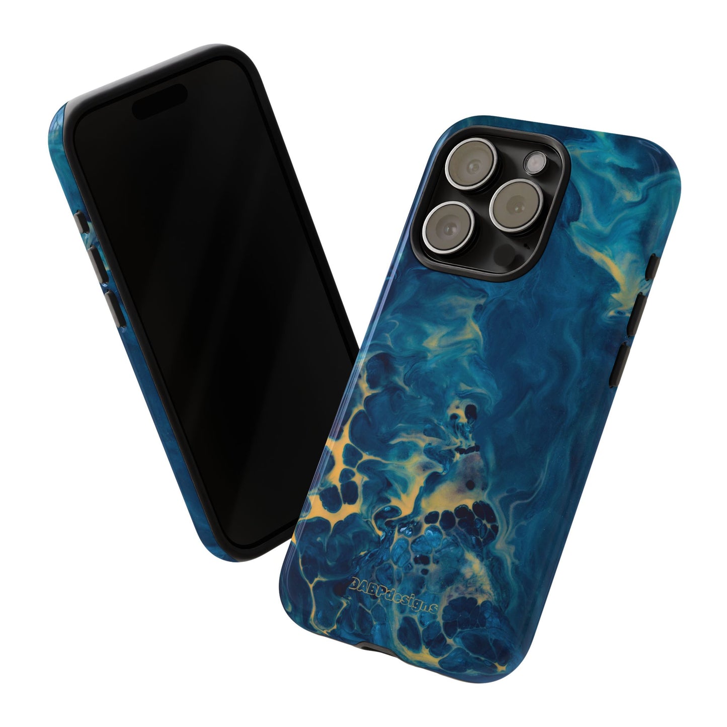 Tough Phone Case for iPhone, Samsung and Google Pixel - DABPdesigns Acrylic Abstract Design (v3)