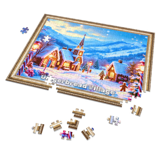 Gingerbread Village Jigsaw Puzzle – A Sweet Holiday Adventure