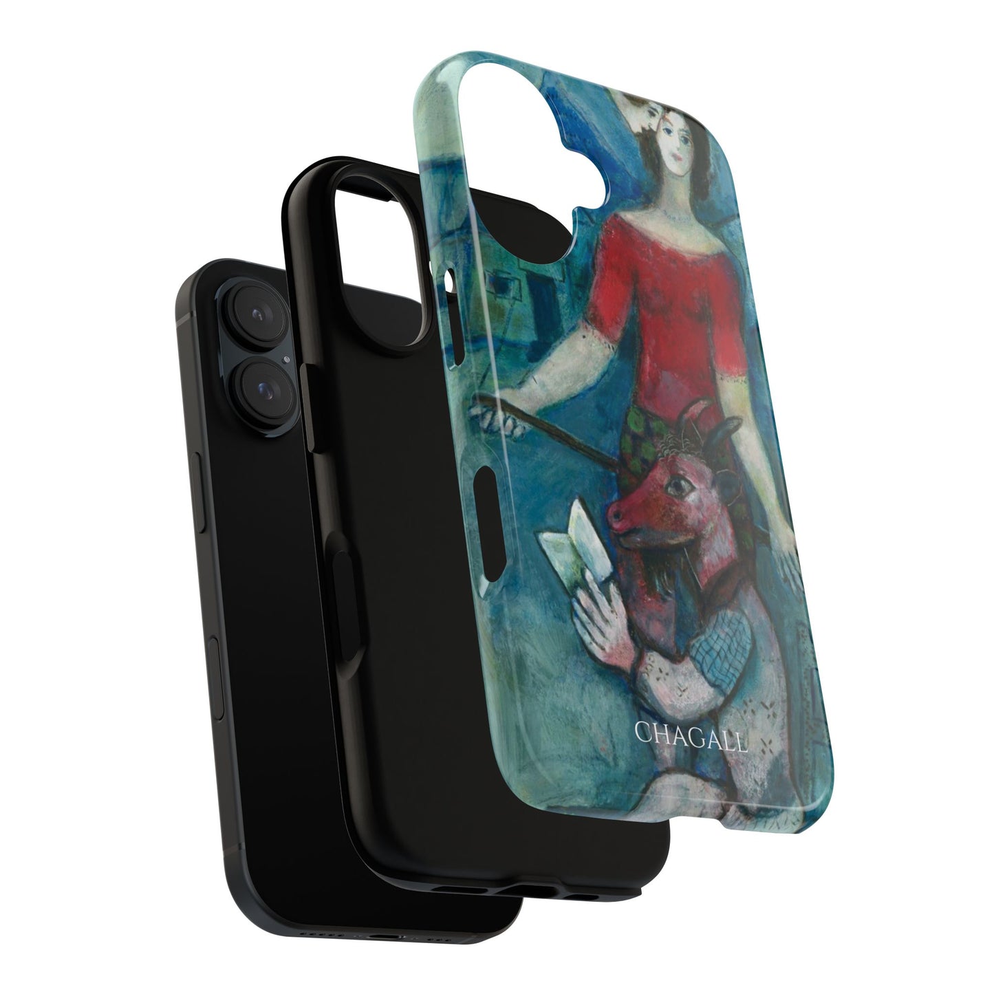 Tough Phone Case for iPhone, Samsung and Google Pixel - Chagall, The Angel and the Reader (1930)