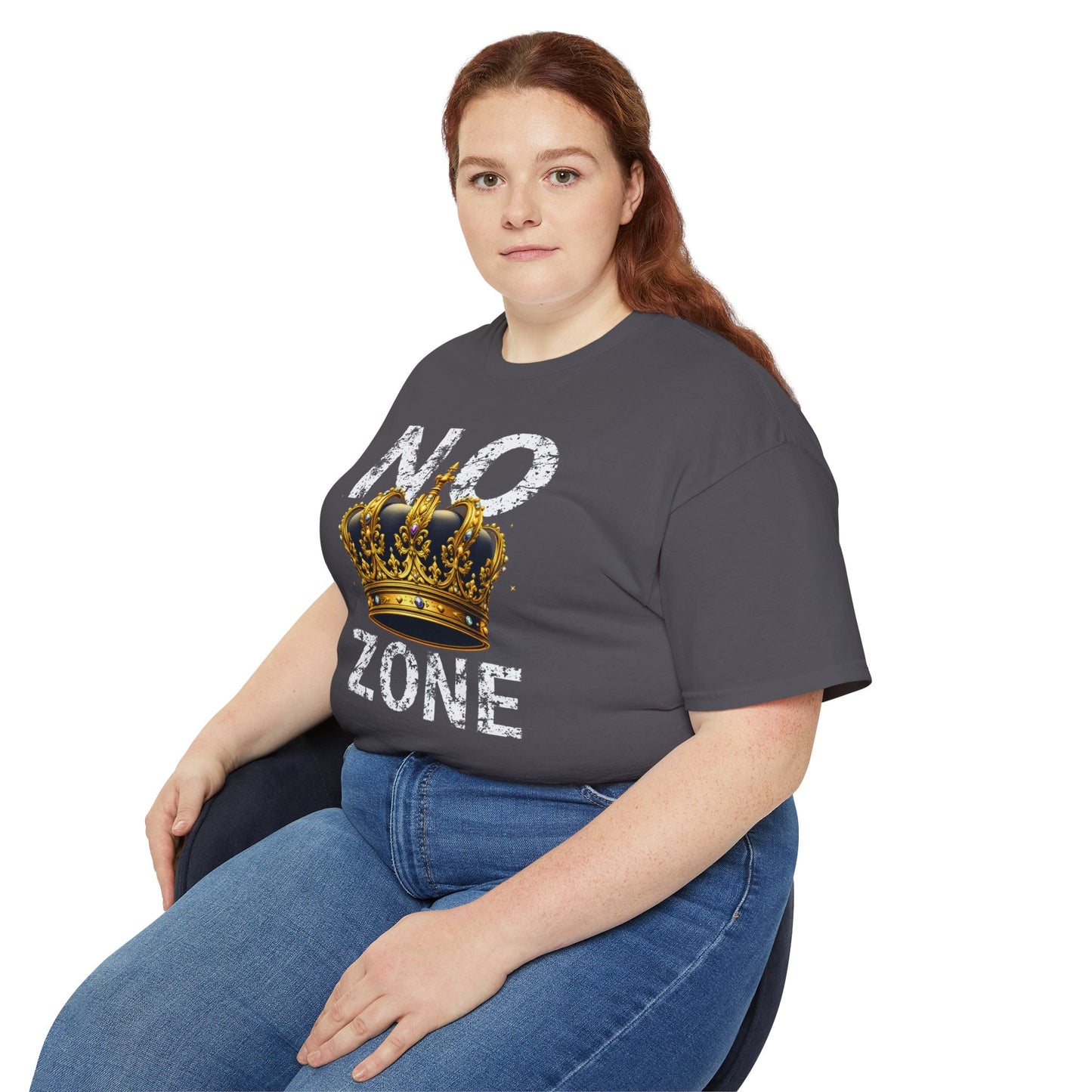 NO KINGS ZONE Graphic Tee | Streetwear T-Shirt with Royal Crown Design