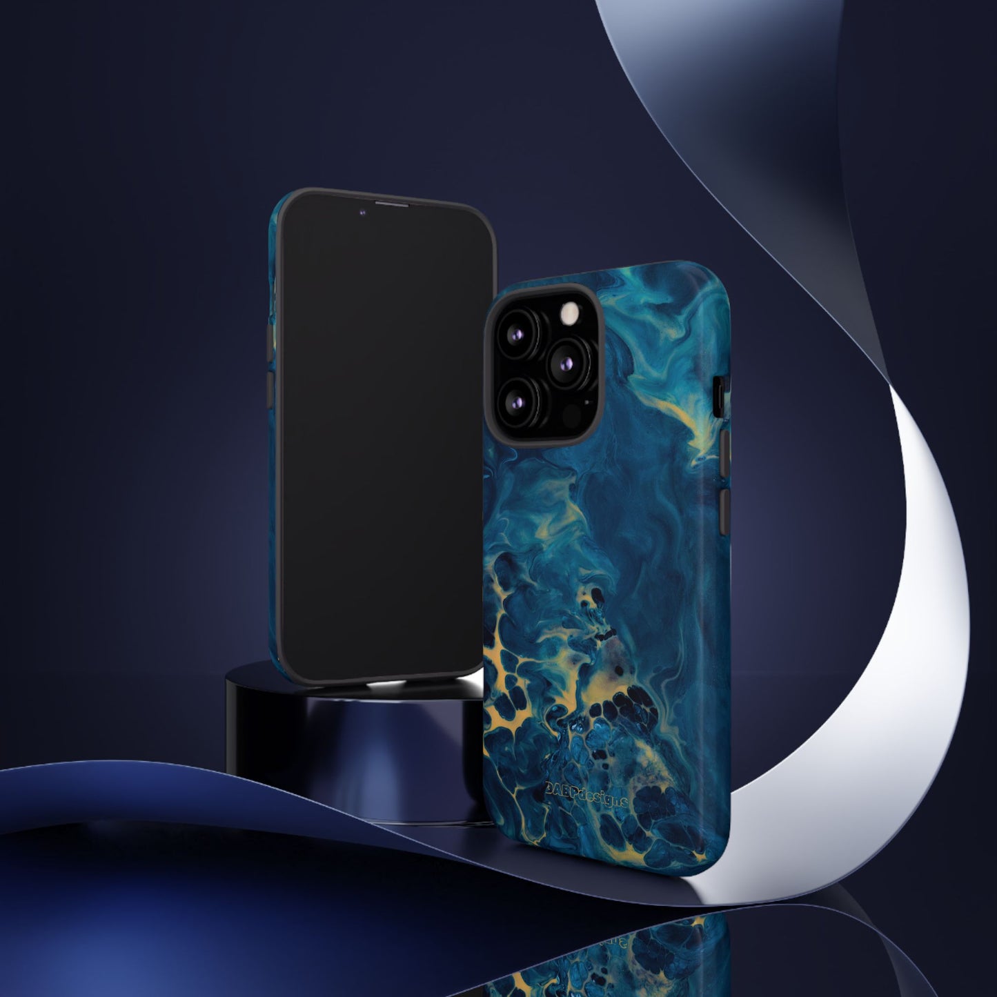 Tough Phone Case for iPhone, Samsung and Google Pixel - DABPdesigns Acrylic Abstract Design (v3)