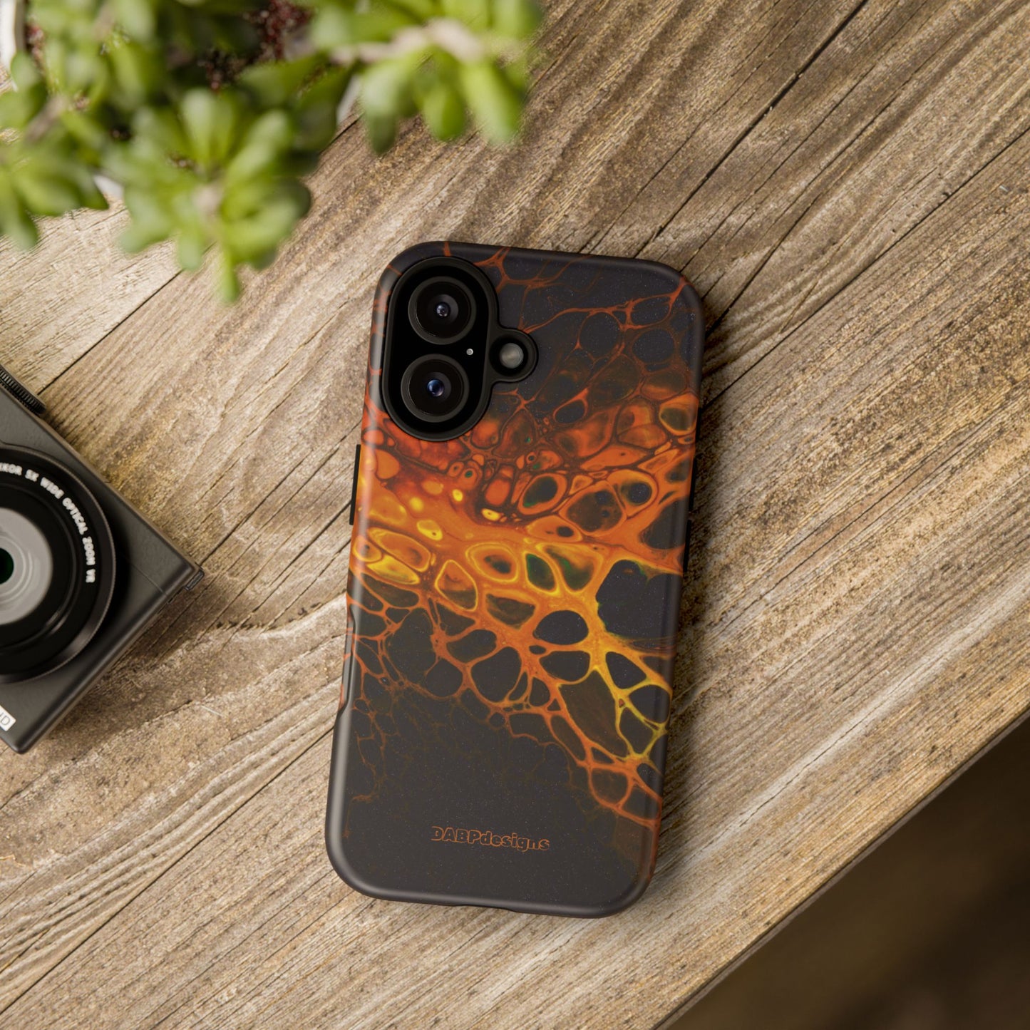 Tough Phone Case for iPhone, Samsung and Google Pixel - DABPdesigns Acrylic Abstract Design (v2)