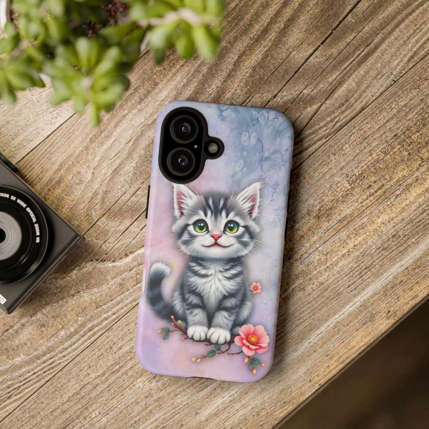 Tough Phone Case for iPhone, Samsung and Google Pixel - Dem Putty Tat Series (v1)