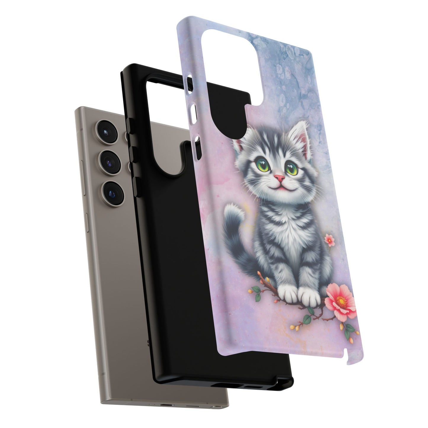 Tough Phone Case for iPhone, Samsung and Google Pixel - Dem Putty Tat Series (v1)