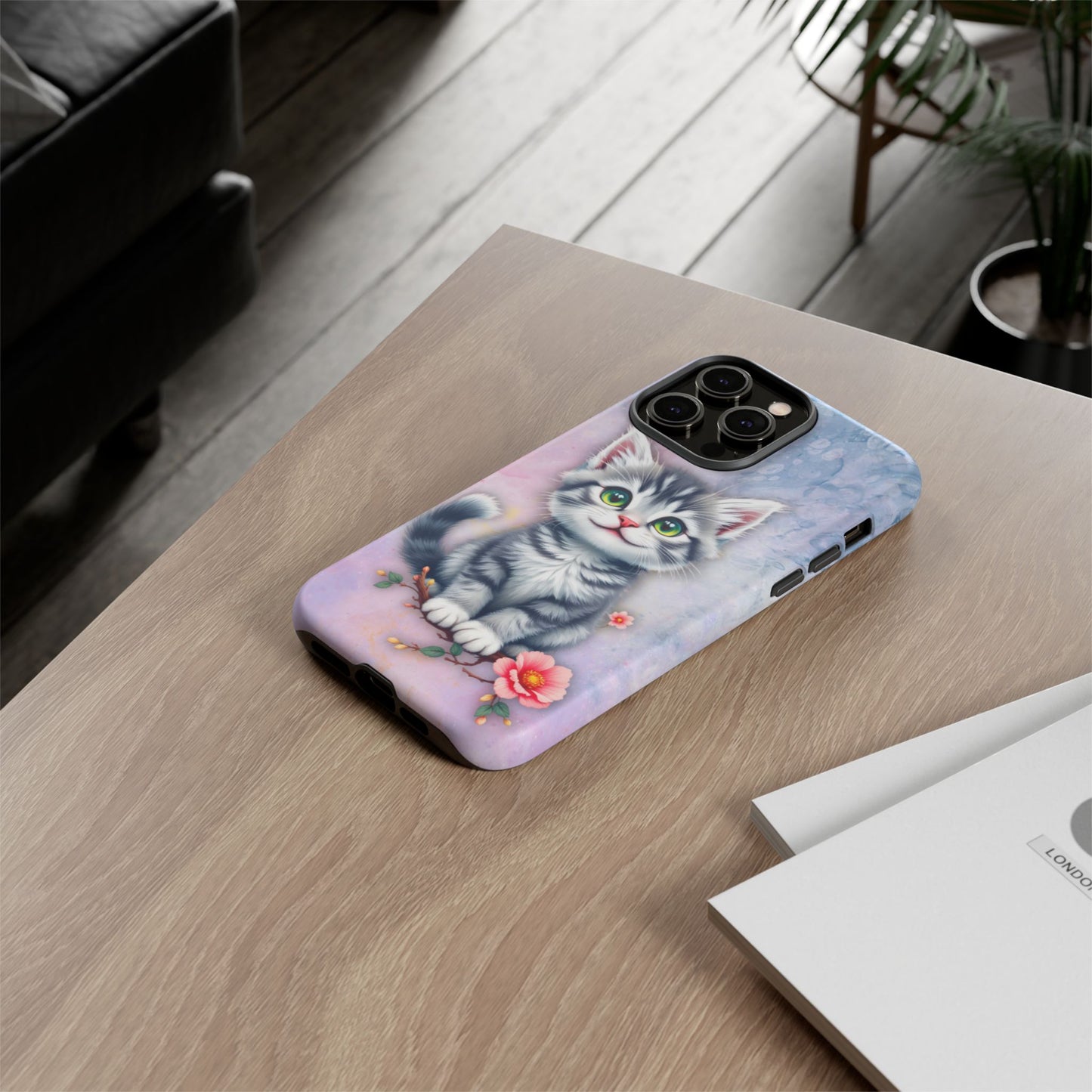 Tough Phone Case for iPhone, Samsung and Google Pixel - Dem Putty Tat Series (v1)
