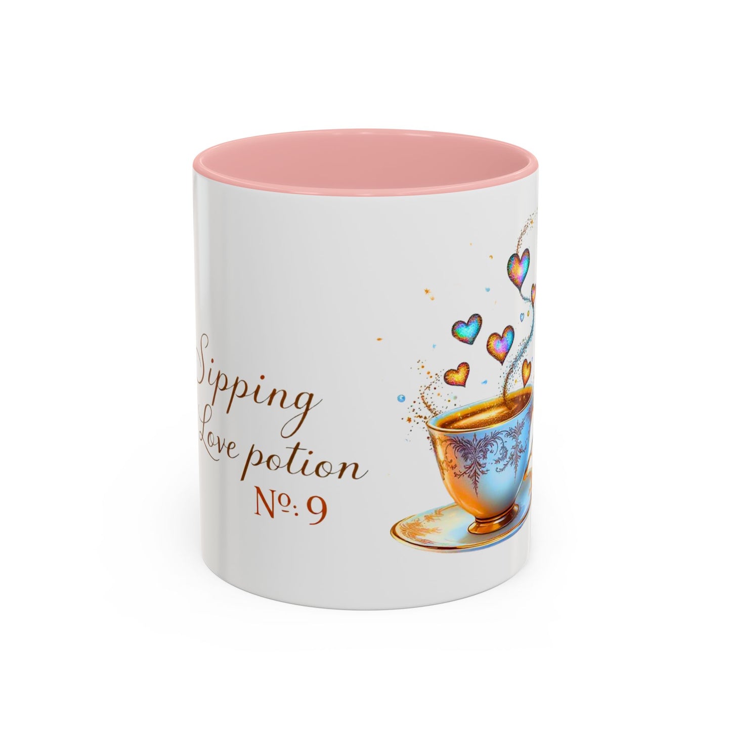 Sipping Love Potion No. 9 - Elegant Valentine Mug (11oz, 15oz)