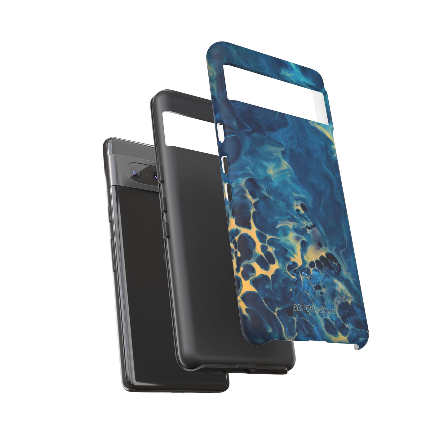 Tough Phone Case for iPhone, Samsung and Google Pixel - DABPdesigns Acrylic Abstract Design (v3)