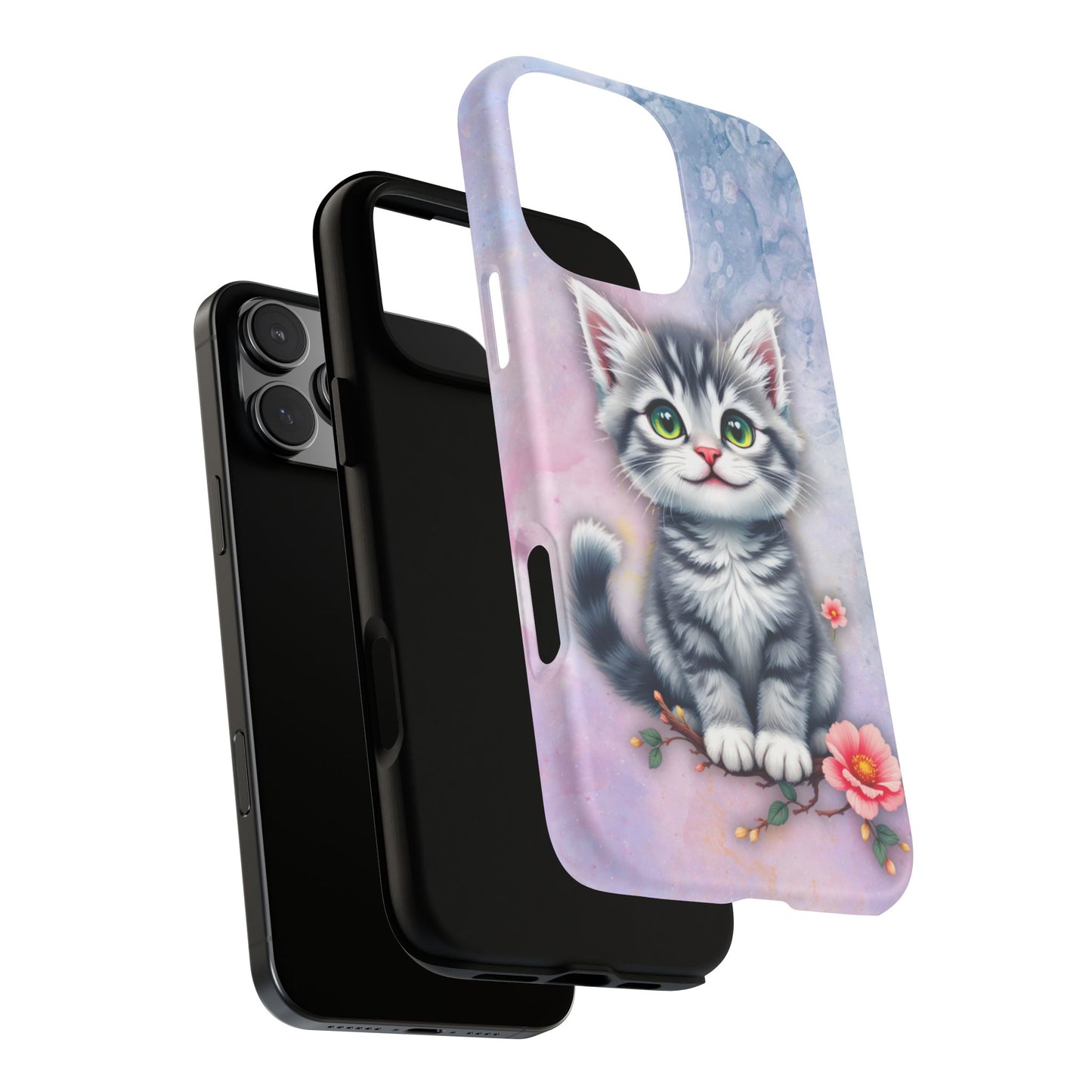 Tough Phone Case for iPhone, Samsung and Google Pixel - Dem Putty Tat Series (v1)