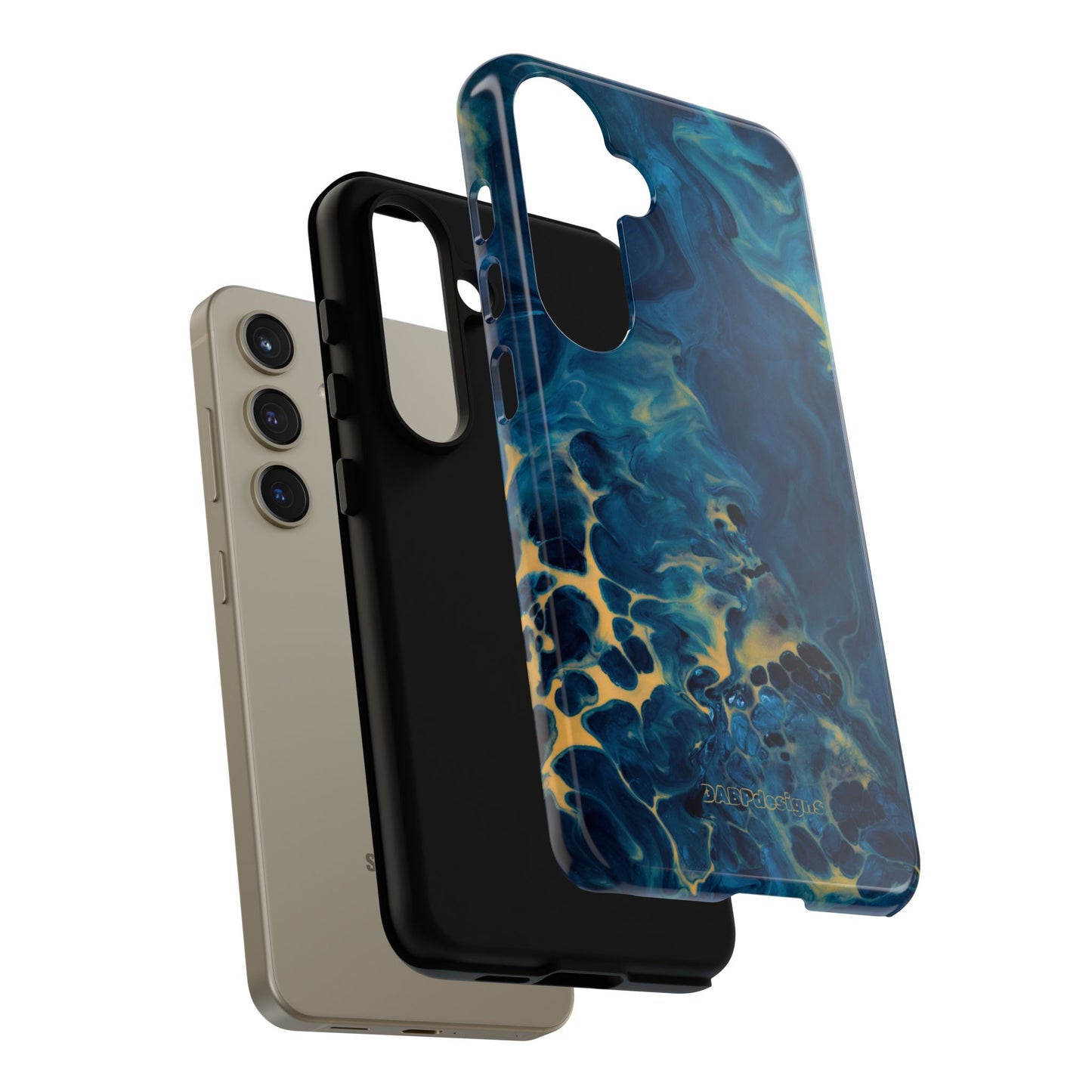 Tough Phone Case for iPhone, Samsung and Google Pixel - DABPdesigns Acrylic Abstract Design (v3)