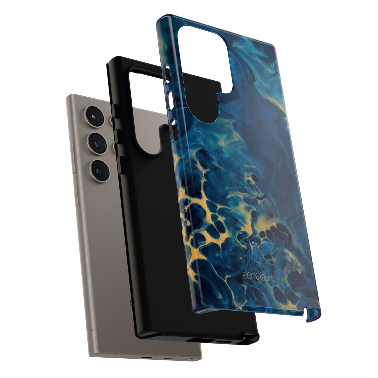 Tough Phone Case for iPhone, Samsung and Google Pixel - DABPdesigns Acrylic Abstract Design (v3)
