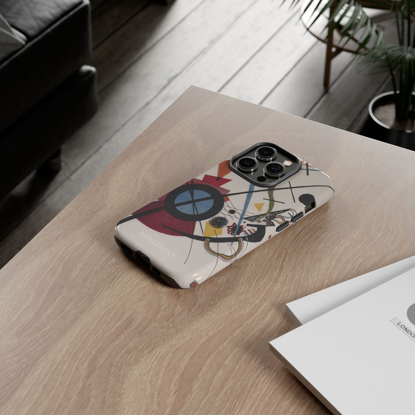 Tough Phone Case for iPhone, Samsung and Google Pixel - Kandinsky, Violett (1923)