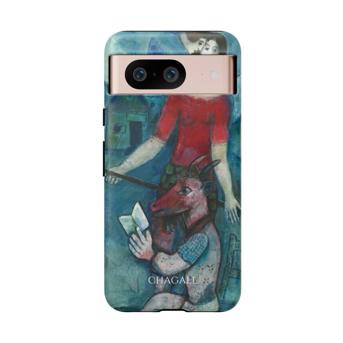 Tough Phone Case for iPhone, Samsung and Google Pixel - Chagall, The Angel and the Reader (1930)