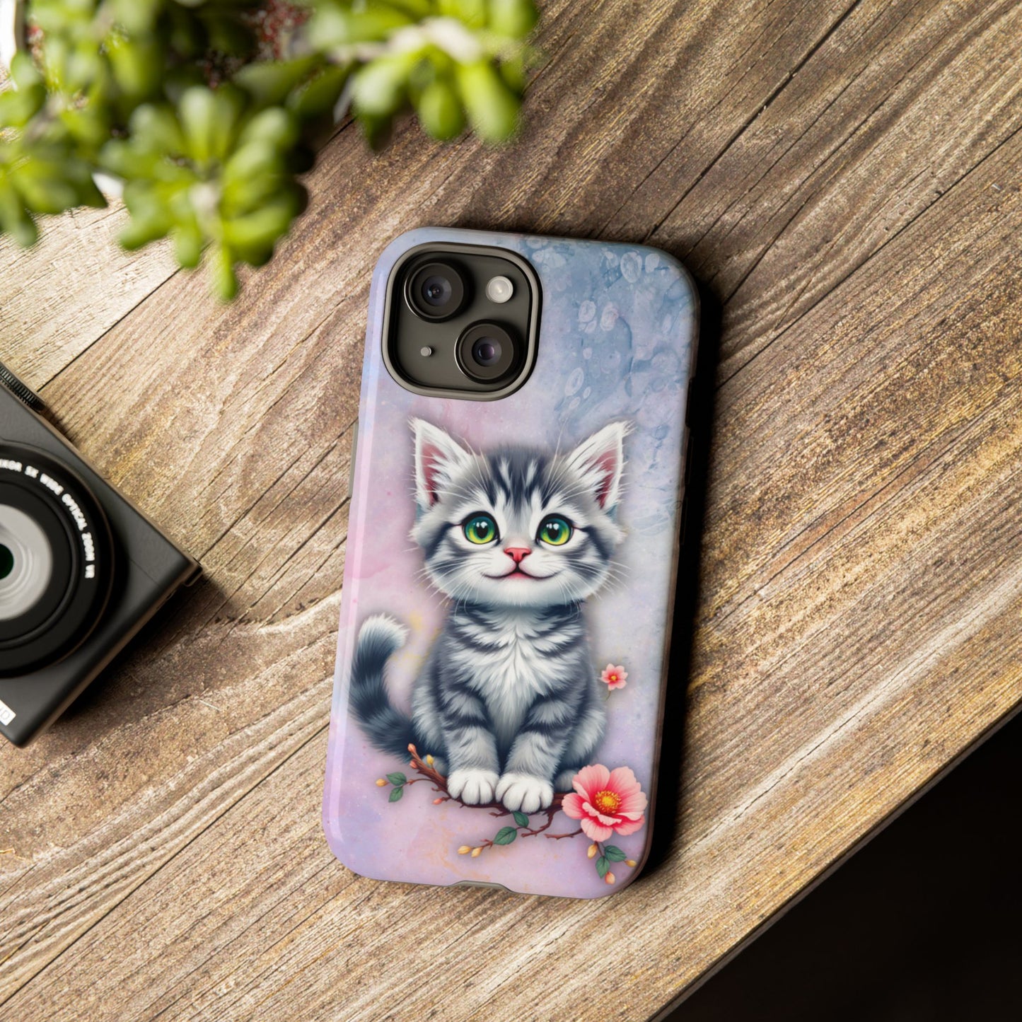 Tough Phone Case for iPhone, Samsung and Google Pixel - Dem Putty Tat Series (v1)