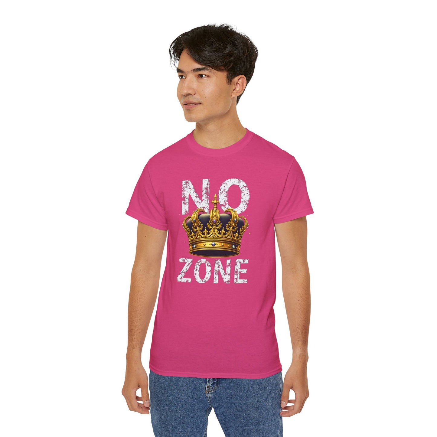 NO KINGS ZONE Graphic Tee | Streetwear T-Shirt with Royal Crown Design