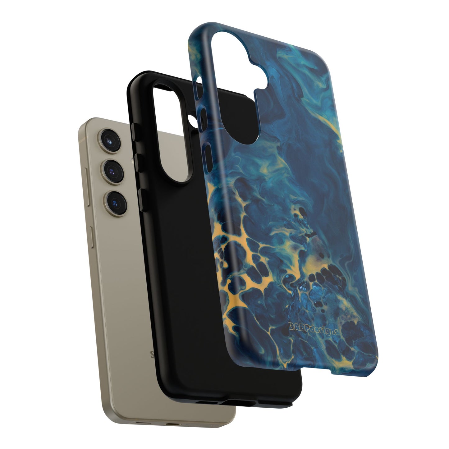 Tough Phone Case for iPhone, Samsung and Google Pixel - DABPdesigns Acrylic Abstract Design (v3)