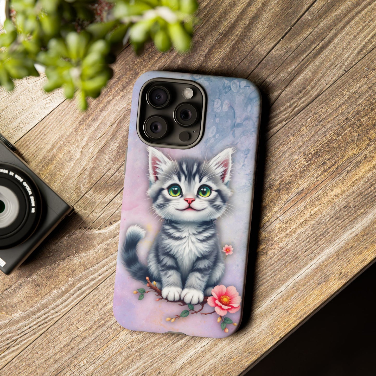 Tough Phone Case for iPhone, Samsung and Google Pixel - Dem Putty Tat Series (v1)