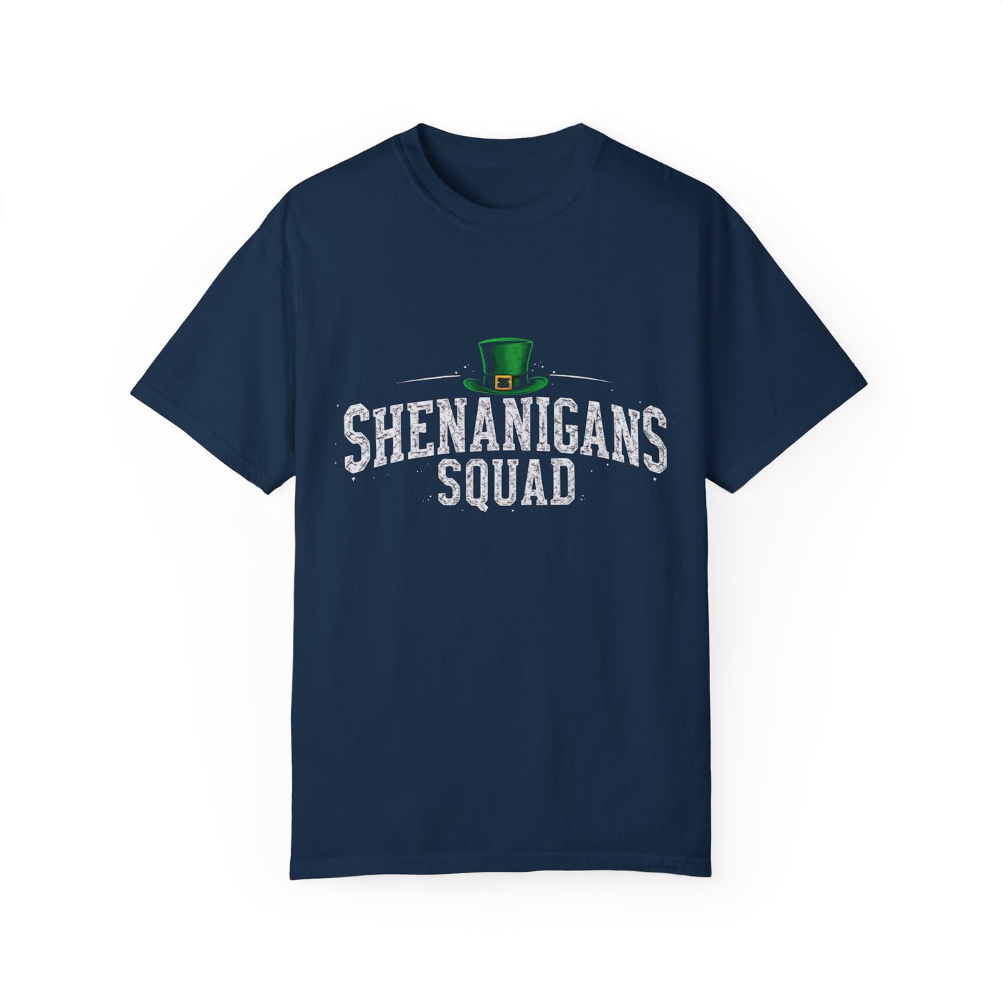 Comfort Colors 1717 Unisex Garment-Dyed T-shirt - Shenanigans Squad St. Patrick’s Day Design