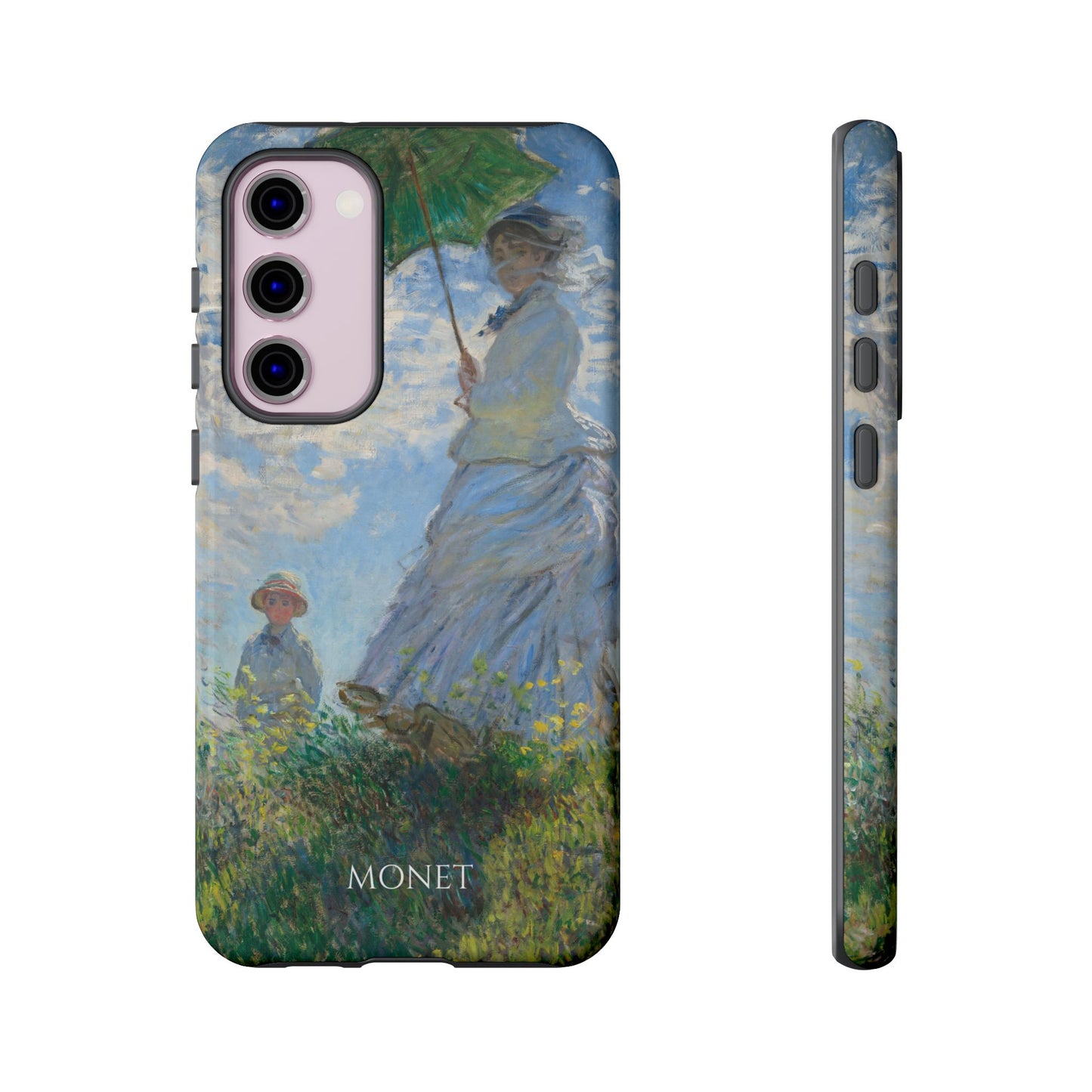 Tough Phone Case for iPhone, Samsung and Google Pixel - Monet, Woman with a Parasol - Madame Monet and Her Son (1875)