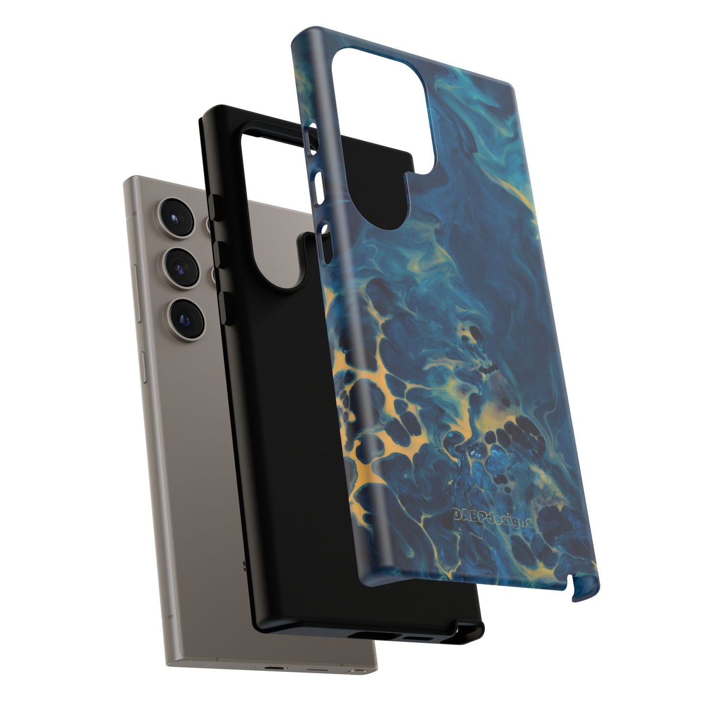 Tough Phone Case for iPhone, Samsung and Google Pixel - DABPdesigns Acrylic Abstract Design (v3)