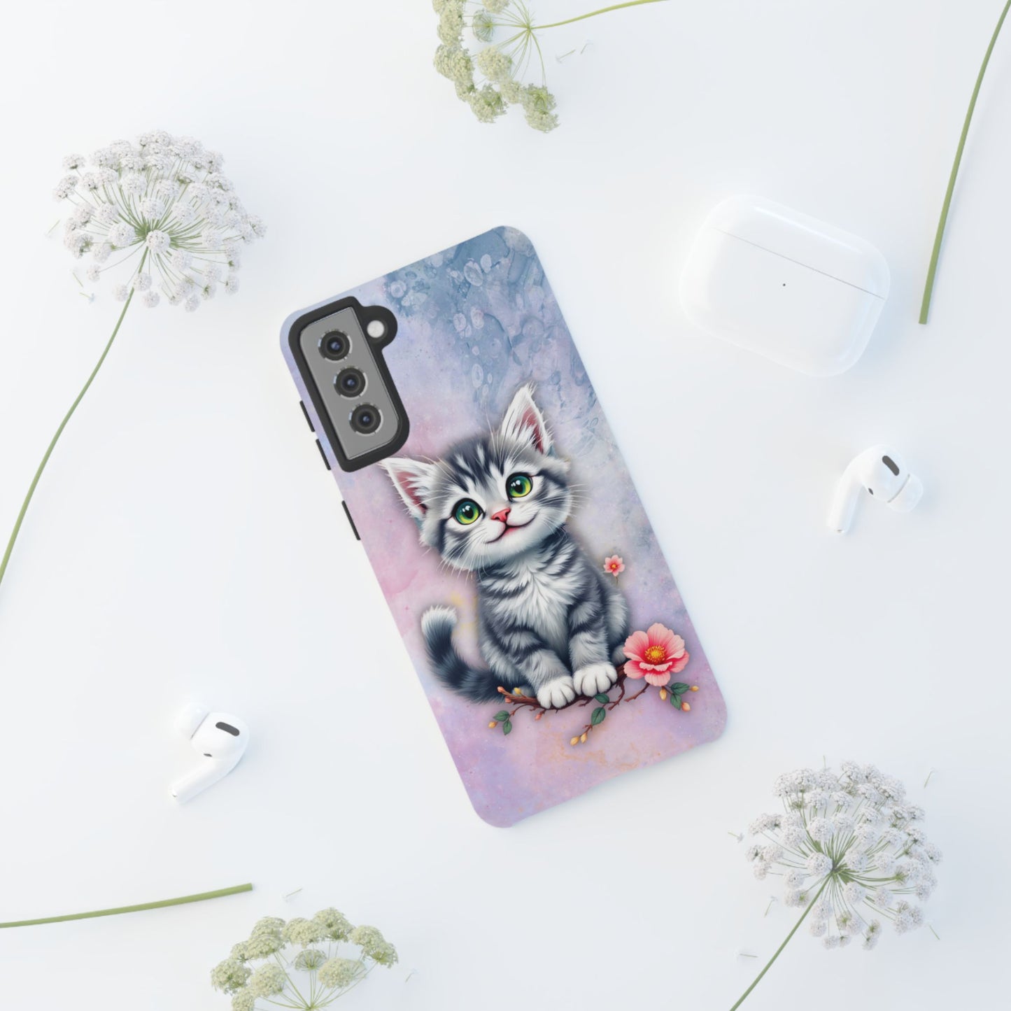 Tough Phone Case for iPhone, Samsung and Google Pixel - Dem Putty Tat Series (v1)