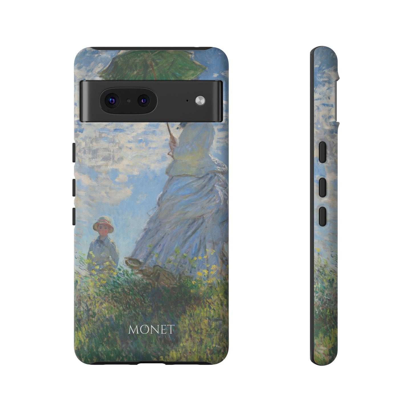 Tough Phone Case for iPhone, Samsung and Google Pixel - Monet, Woman with a Parasol - Madame Monet and Her Son (1875)