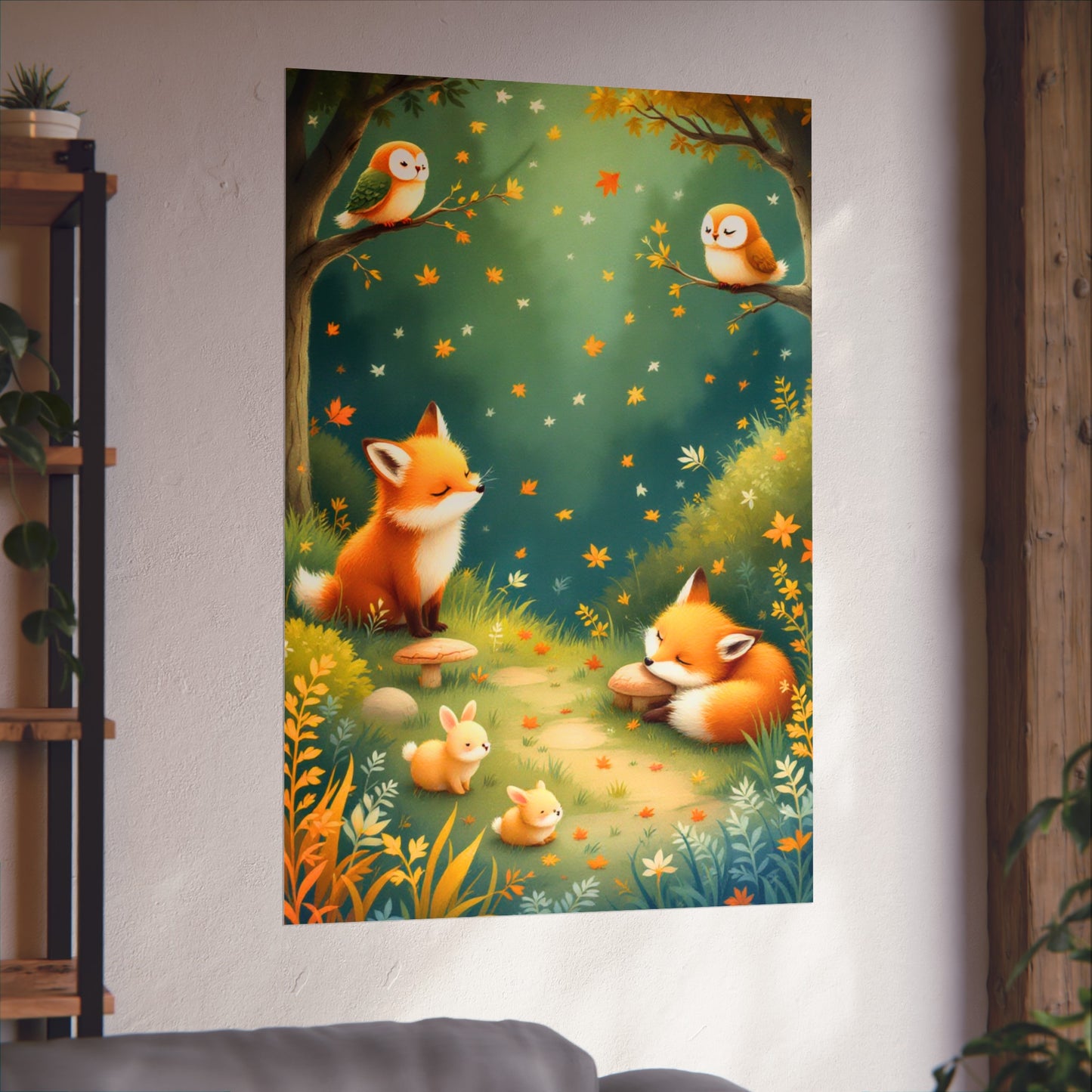 Autumn Forest Friends - Cozy Woodland Animals