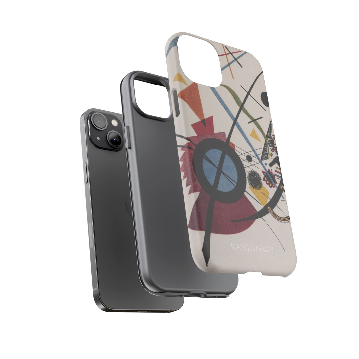 Tough Phone Case for iPhone, Samsung and Google Pixel - Kandinsky, Violett (1923)