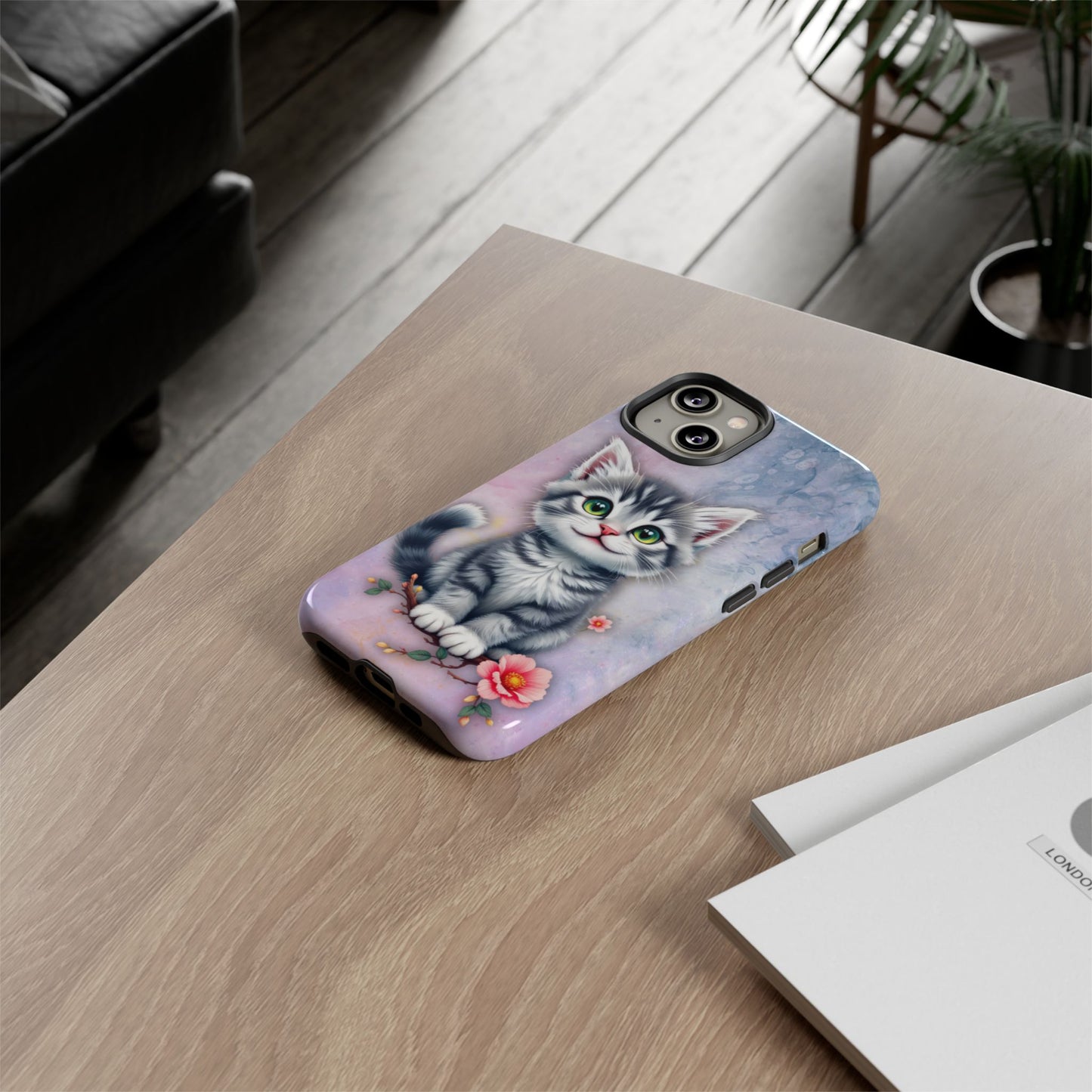 Tough Phone Case for iPhone, Samsung and Google Pixel - Dem Putty Tat Series (v1)