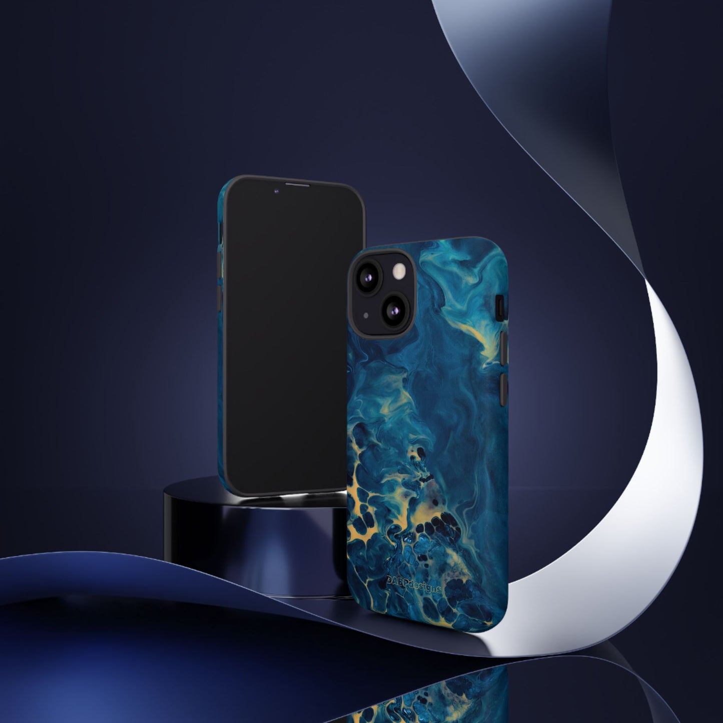 Tough Phone Case for iPhone, Samsung and Google Pixel - DABPdesigns Acrylic Abstract Design (v3)