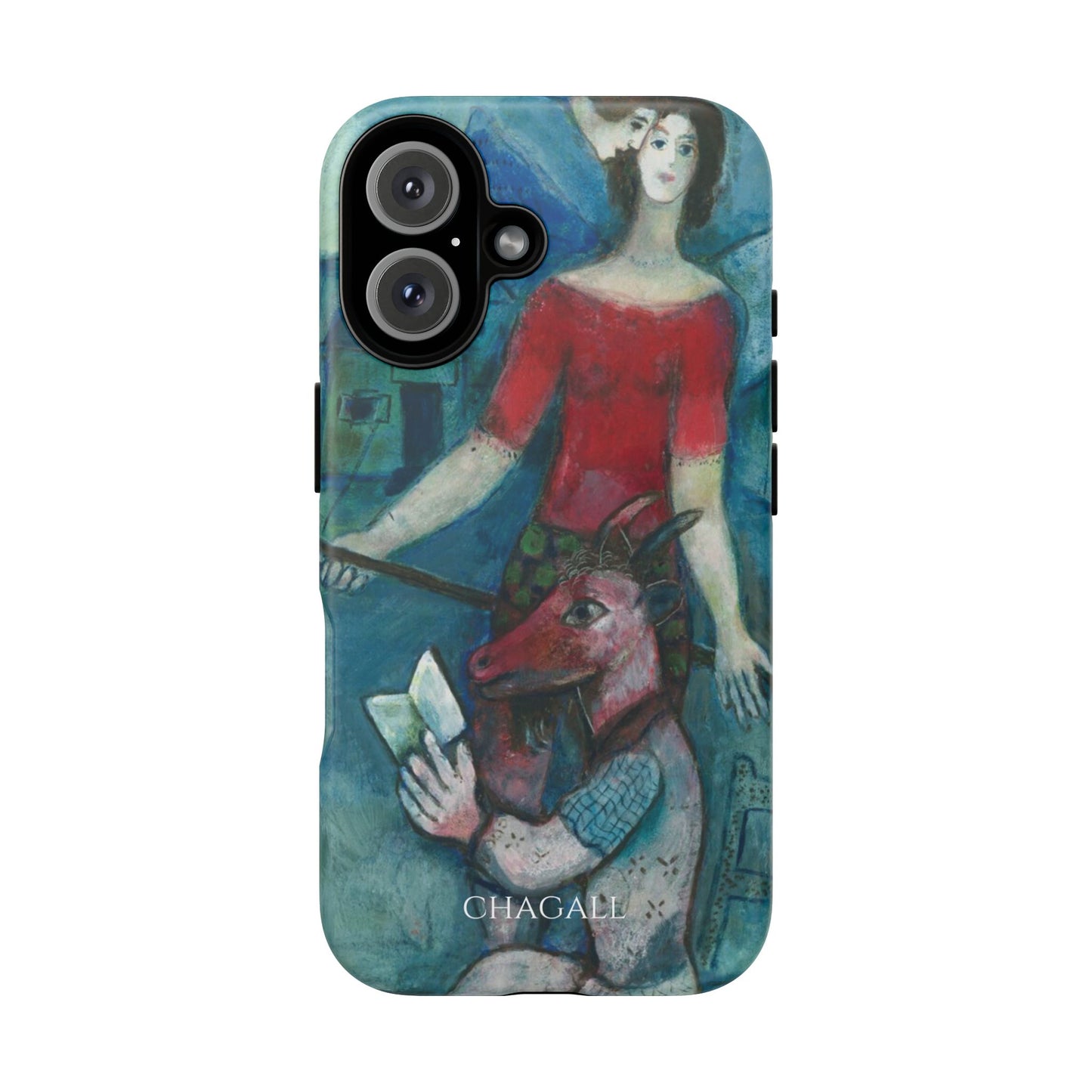 Tough Phone Case for iPhone, Samsung and Google Pixel - Chagall, The Angel and the Reader (1930)
