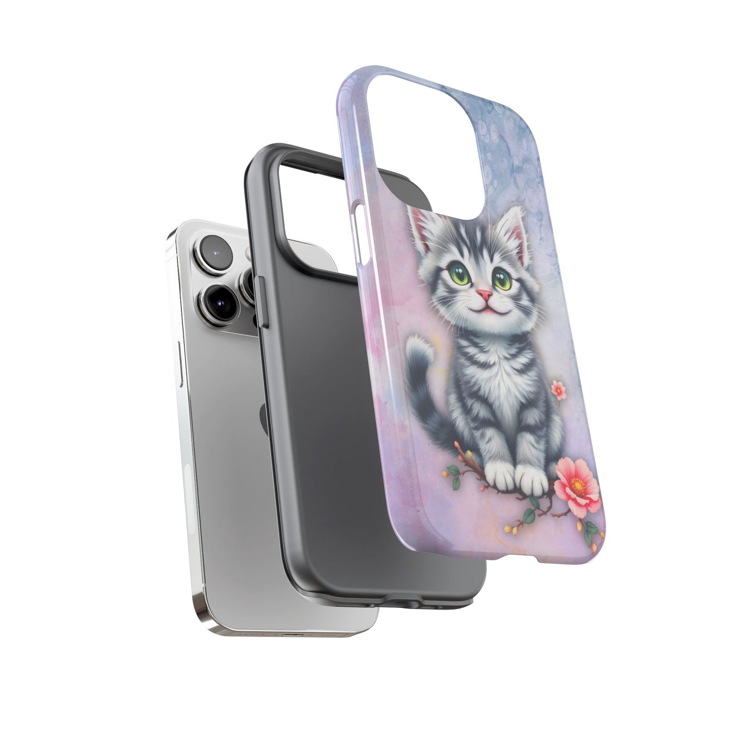 Tough Phone Case for iPhone, Samsung and Google Pixel - Dem Putty Tat Series (v1)