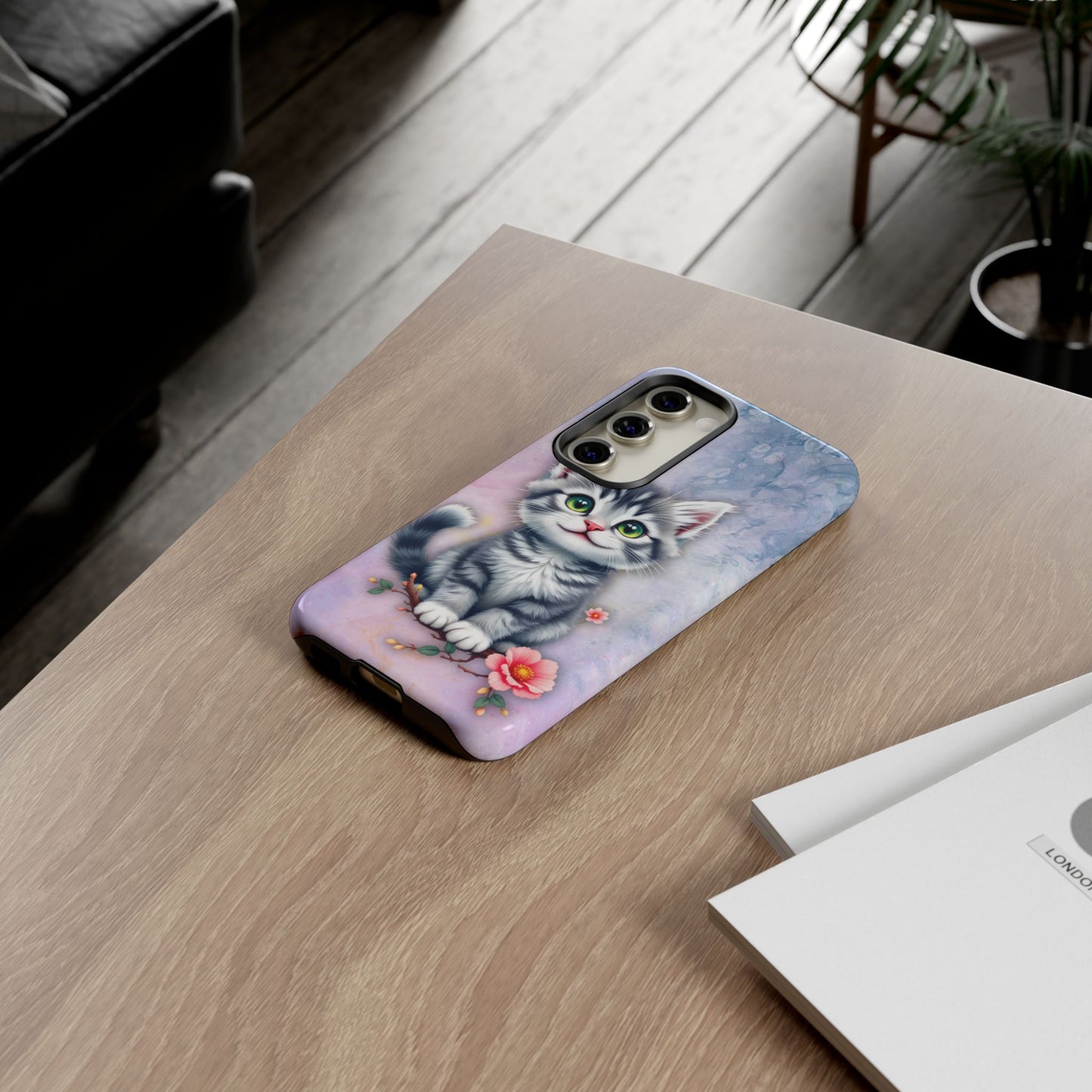 Tough Phone Case for iPhone, Samsung and Google Pixel - Dem Putty Tat Series (v1)