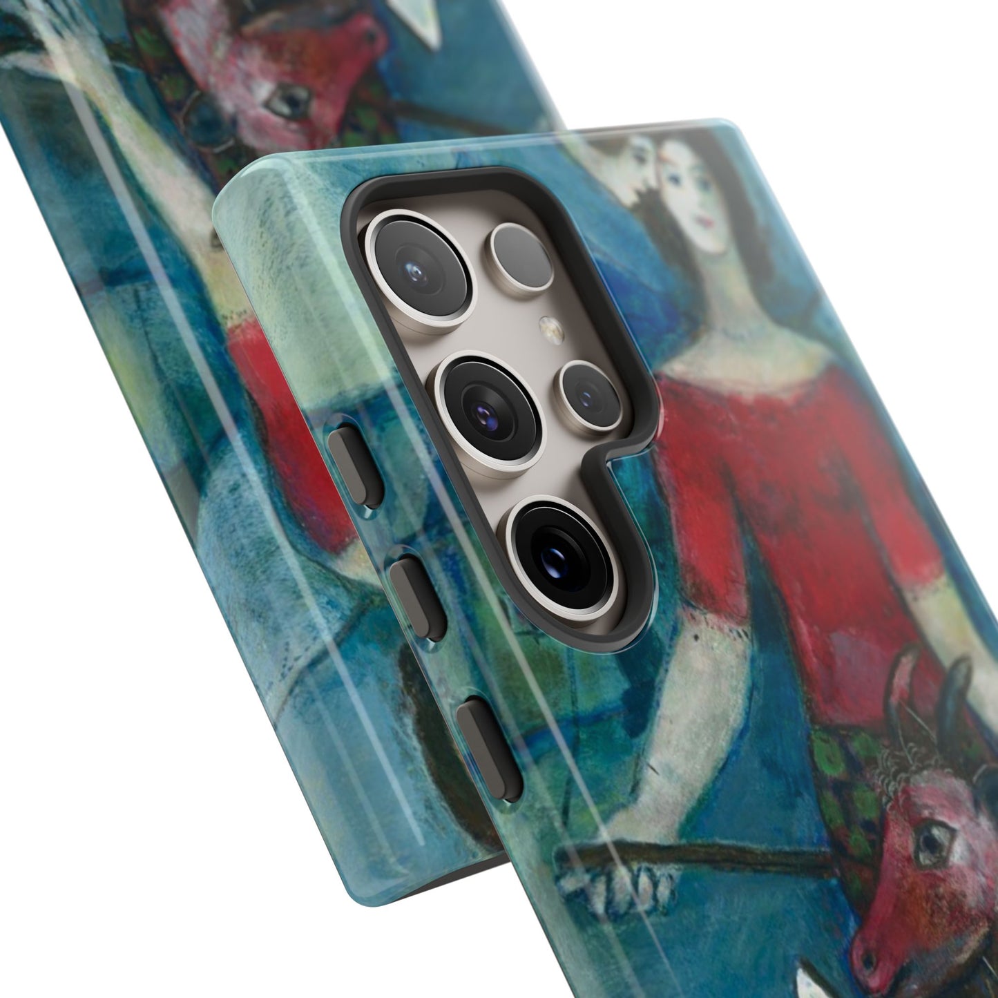 Tough Phone Case for iPhone, Samsung and Google Pixel - Chagall, The Angel and the Reader (1930)