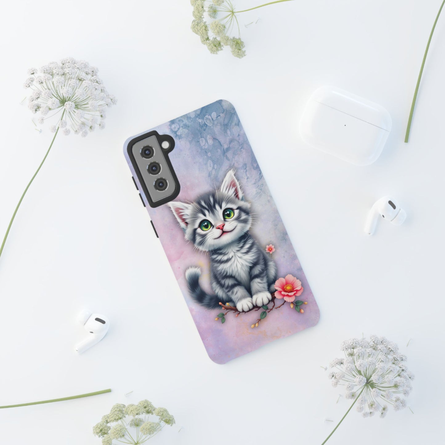 Tough Phone Case for iPhone, Samsung and Google Pixel - Dem Putty Tat Series (v1)