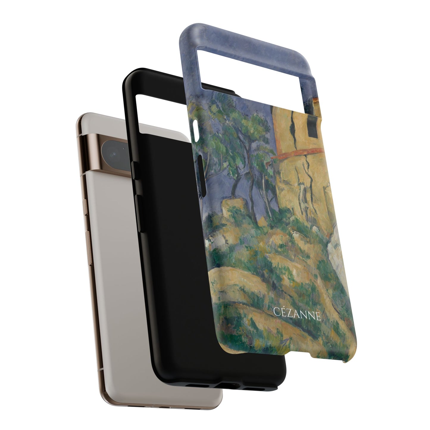 Tough Phone Case for iPhone, Samsung and Google Pixel - Cézanne, House with the Cracked Walls (1892-94)