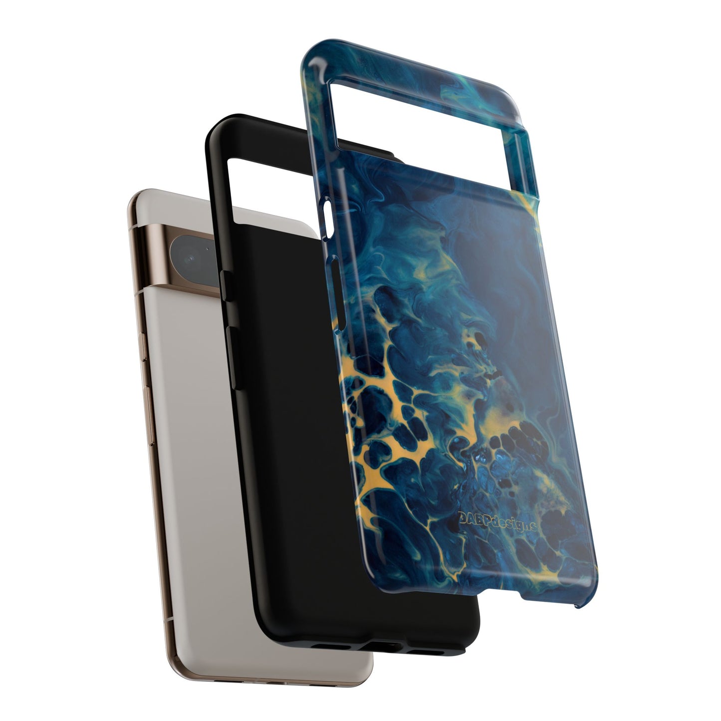 Tough Phone Case for iPhone, Samsung and Google Pixel - DABPdesigns Acrylic Abstract Design (v3)