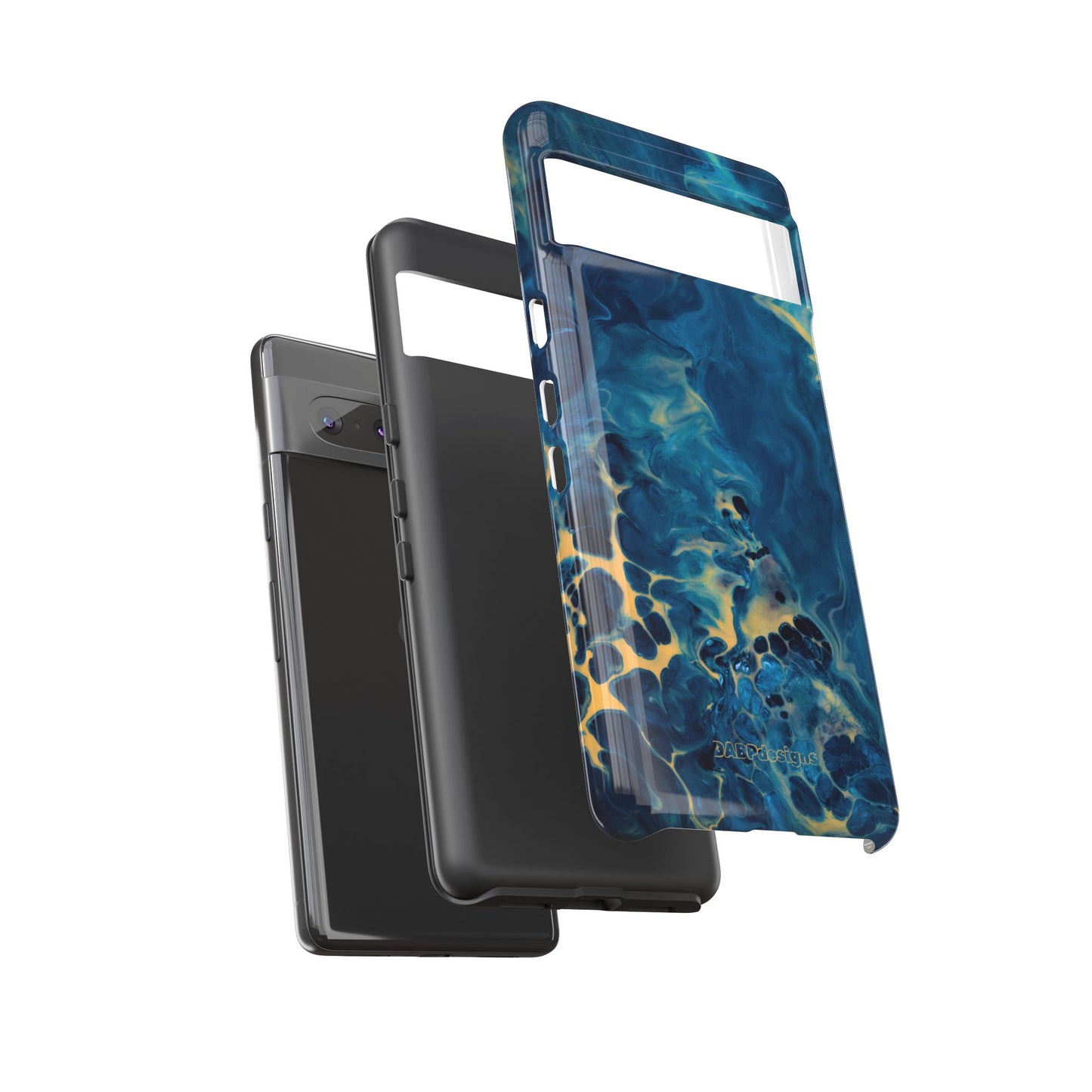 Tough Phone Case for iPhone, Samsung and Google Pixel - DABPdesigns Acrylic Abstract Design (v3)
