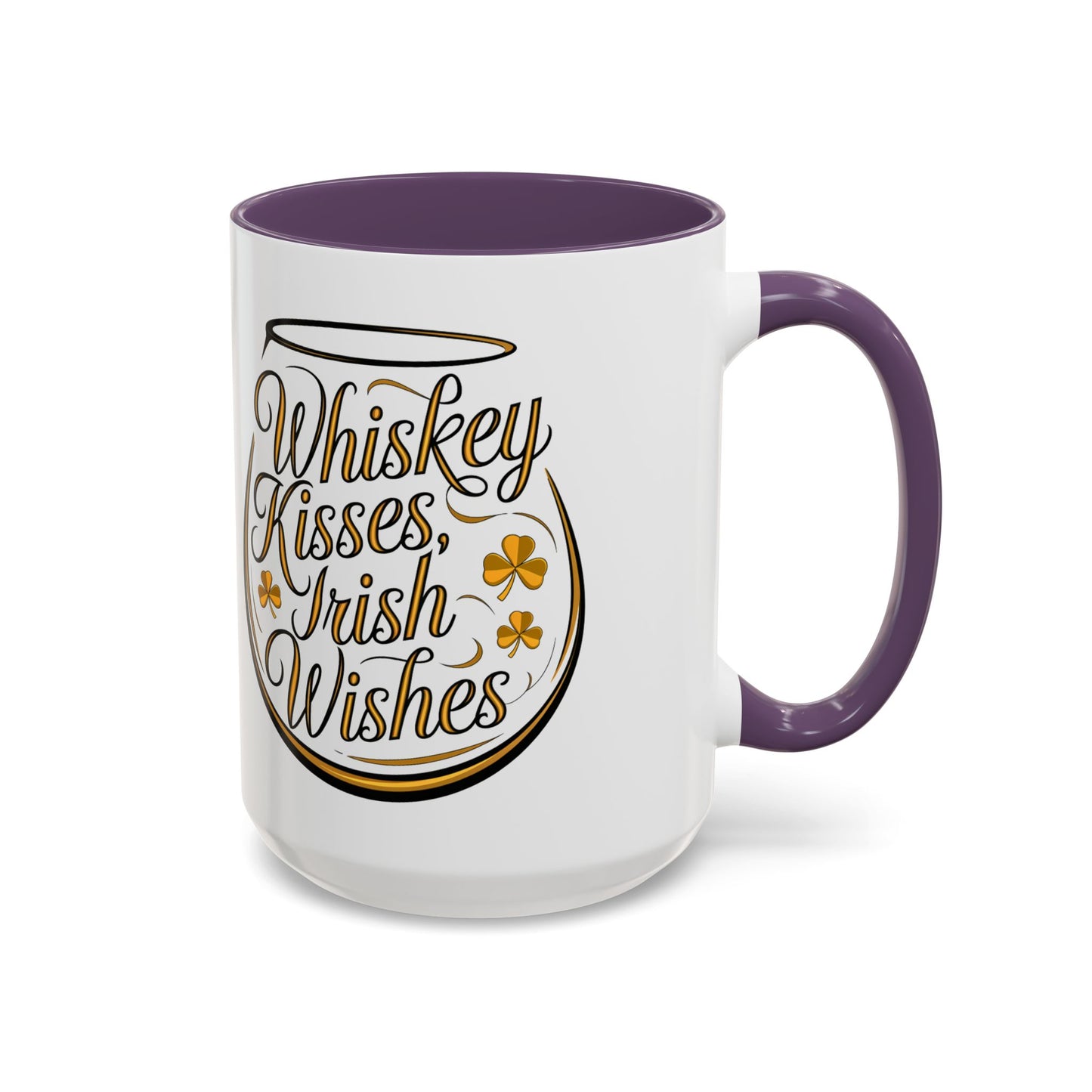 Whiskey Kisses, Irish Wishes – St. Patrick’s Day Mug (11oz, 15oz)