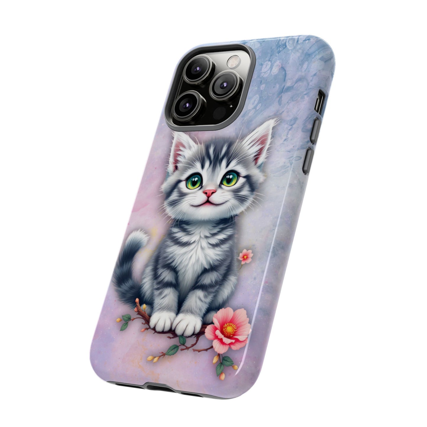 Tough Phone Case for iPhone, Samsung and Google Pixel - Dem Putty Tat Series (v1)