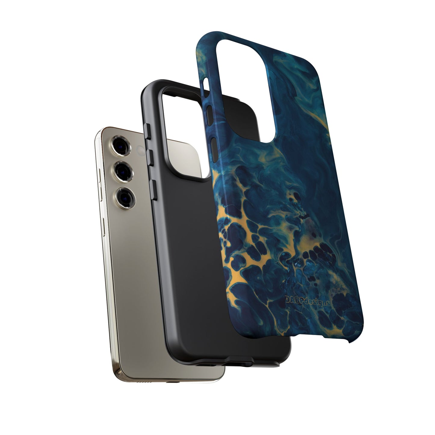 Tough Phone Case for iPhone, Samsung and Google Pixel - DABPdesigns Acrylic Abstract Design (v3)