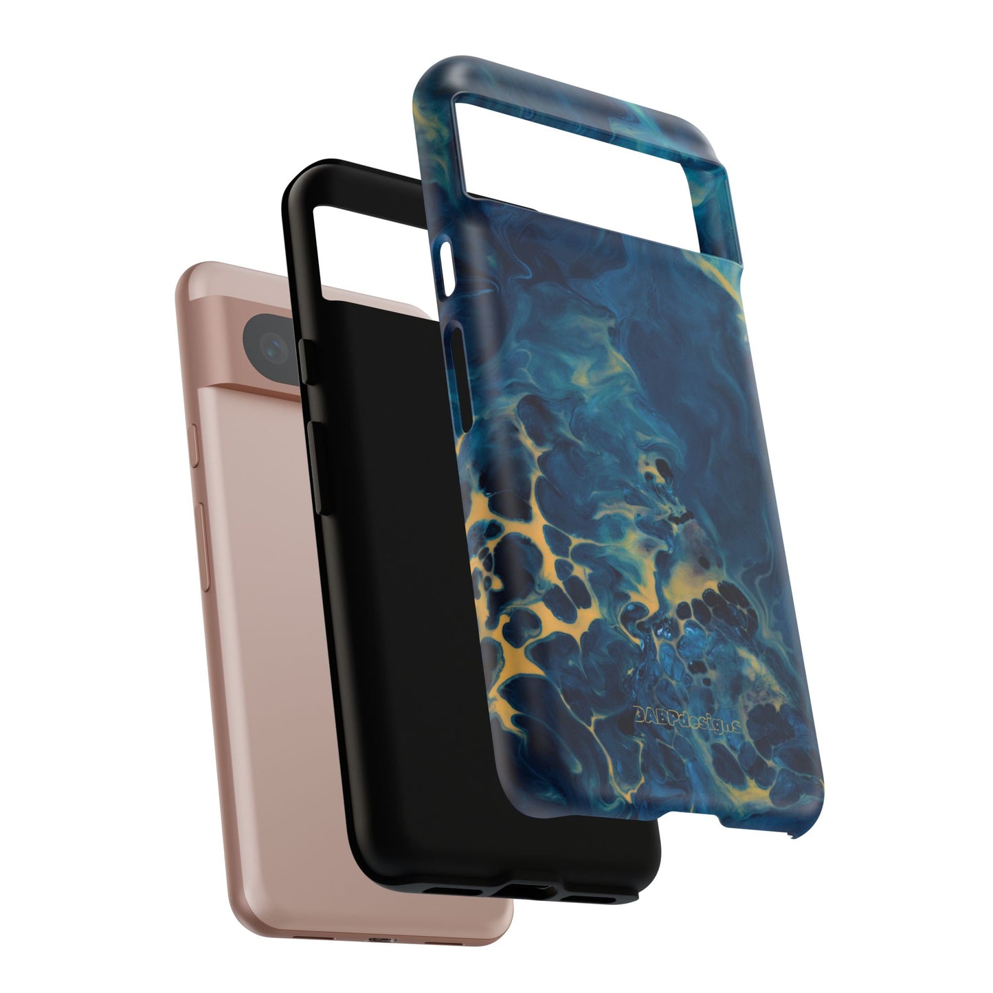 Tough Phone Case for iPhone, Samsung and Google Pixel - DABPdesigns Acrylic Abstract Design (v3)