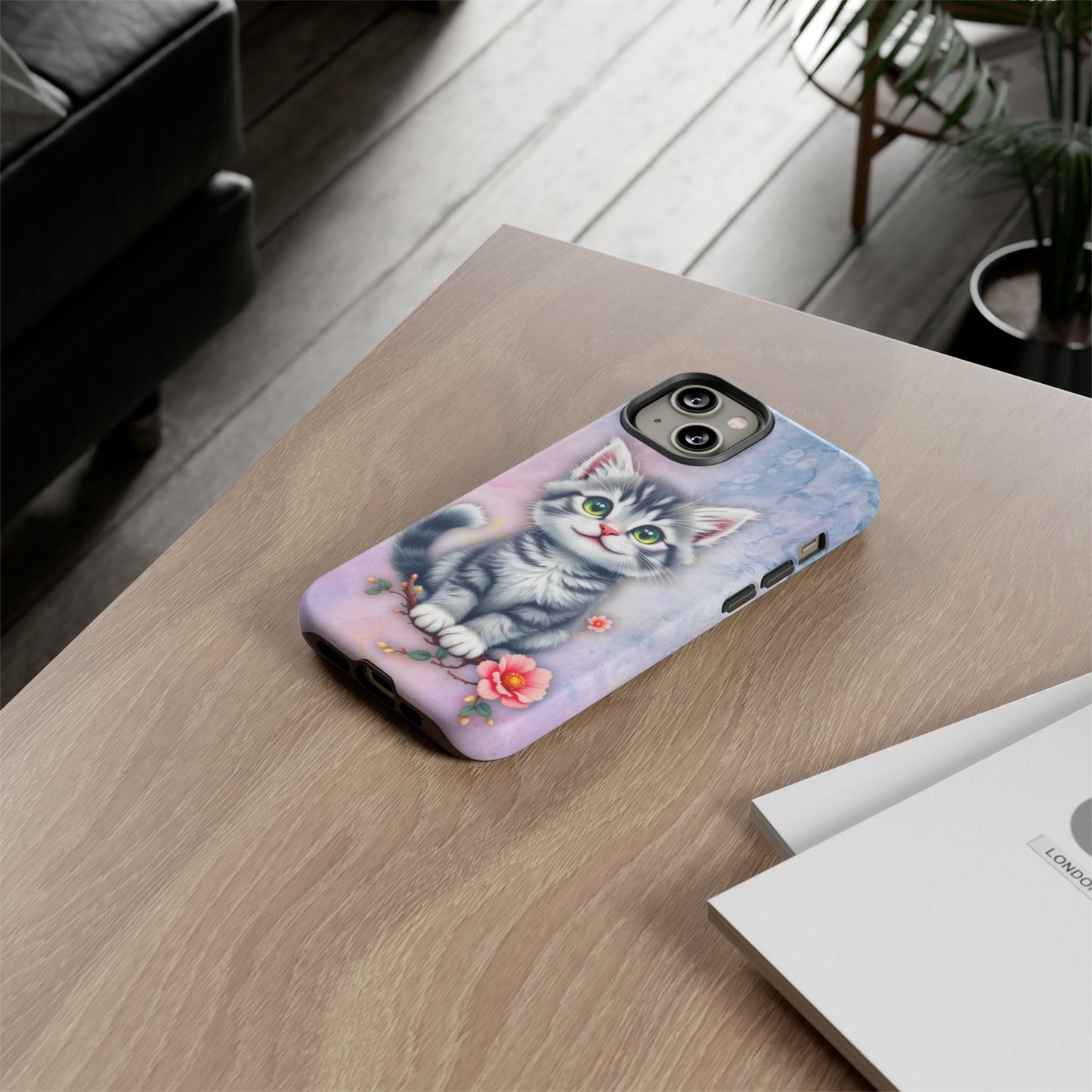 Tough Phone Case for iPhone, Samsung and Google Pixel - Dem Putty Tat Series (v1)