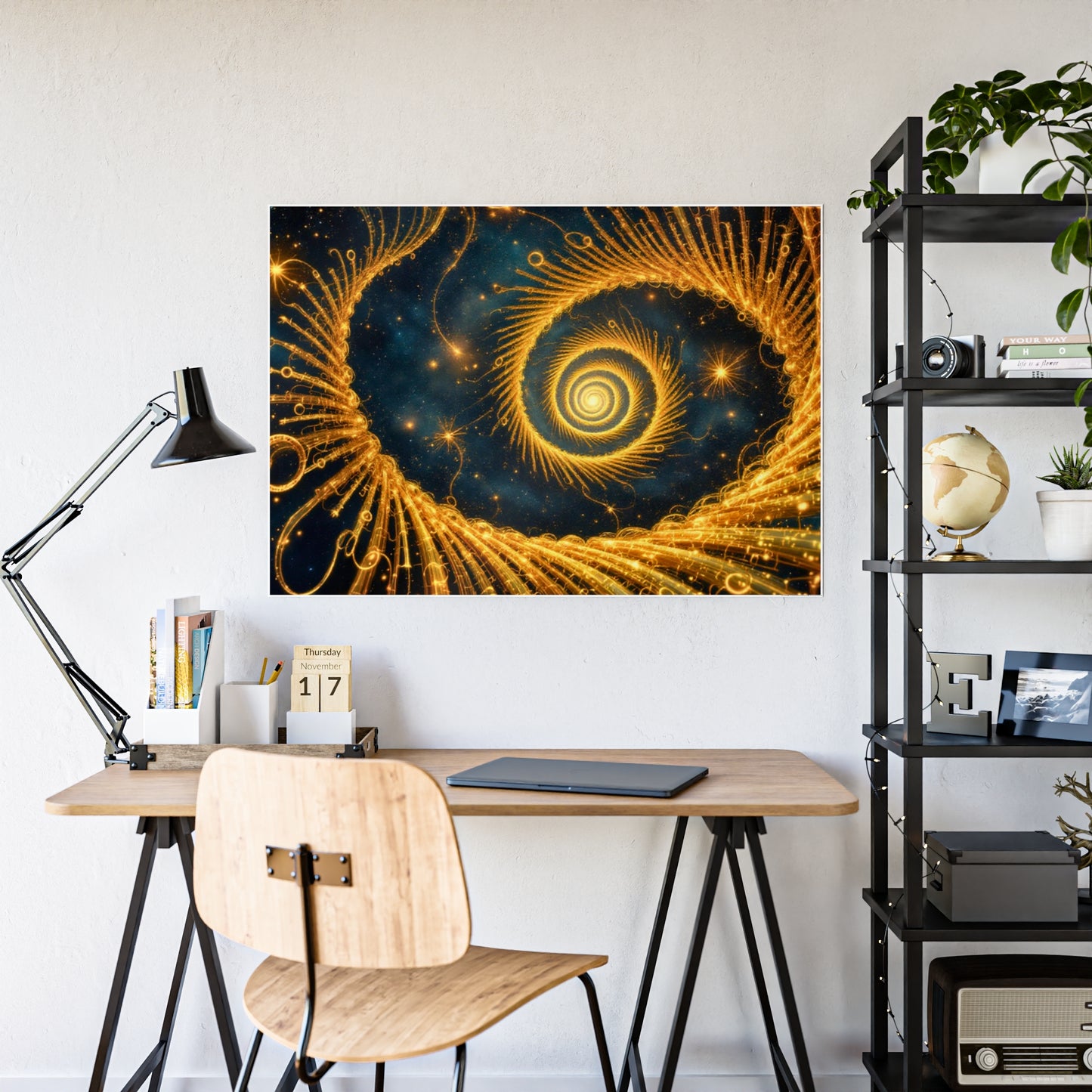 Jazz-Inspired Glossy Poster Art | Seven Steps