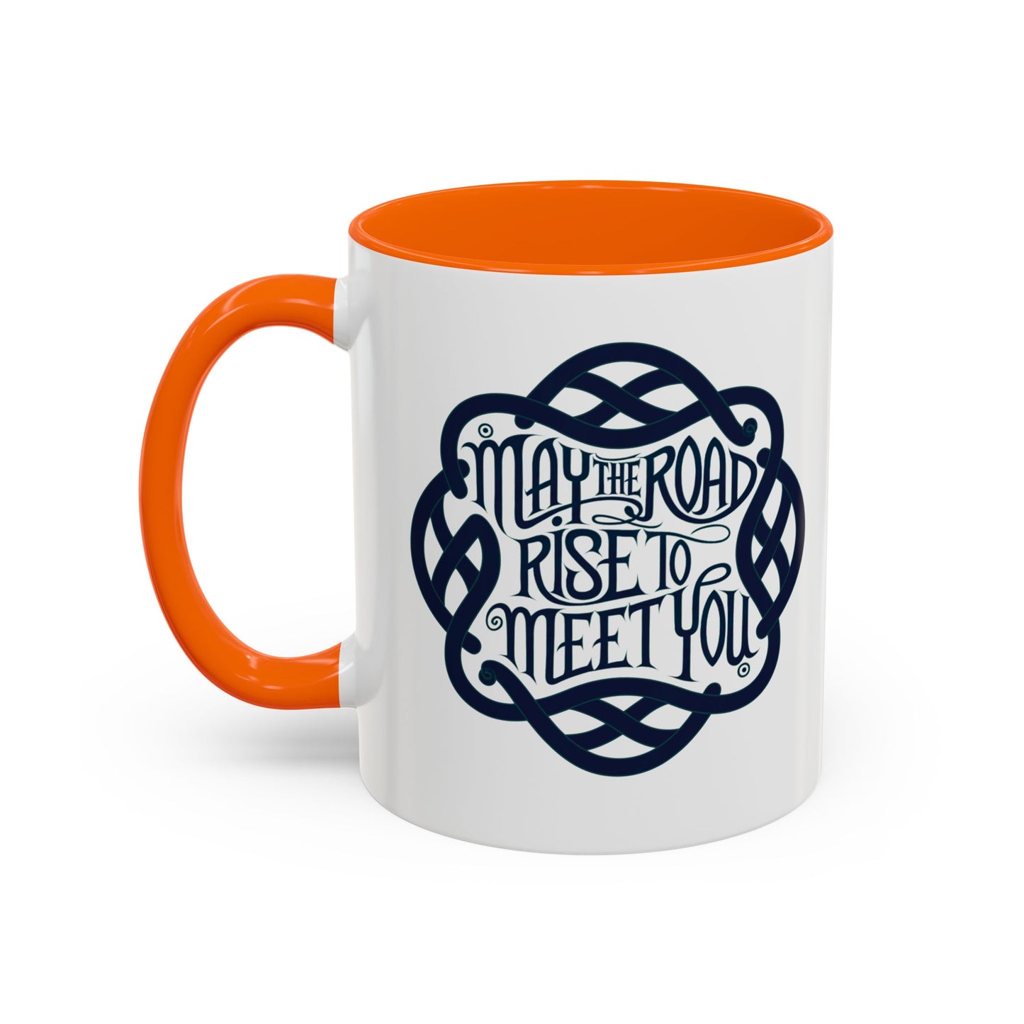 May the Road Rise to Meet You - Celtic Knot Design Mug (11oz, 15oz)