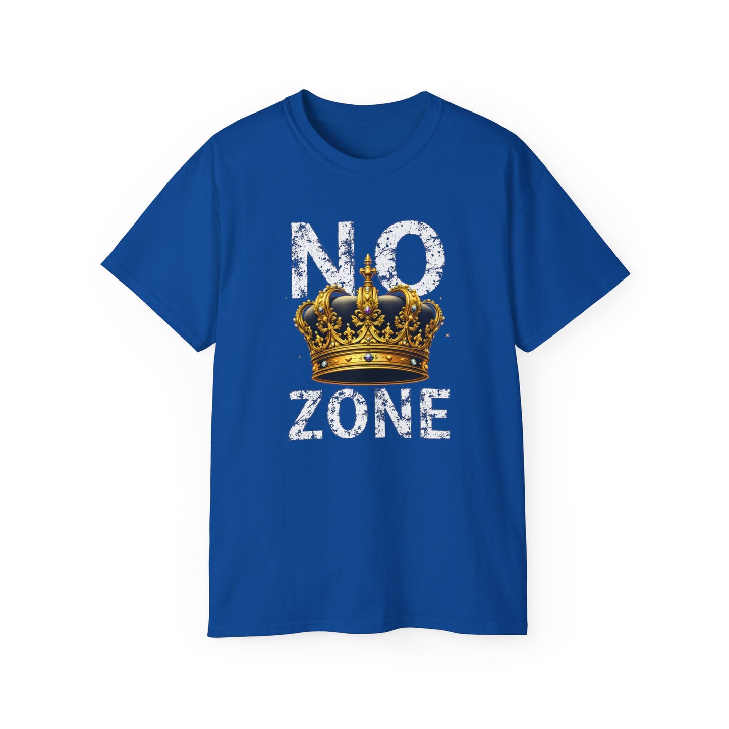 NO KINGS ZONE Graphic Tee | Streetwear T-Shirt with Royal Crown Design