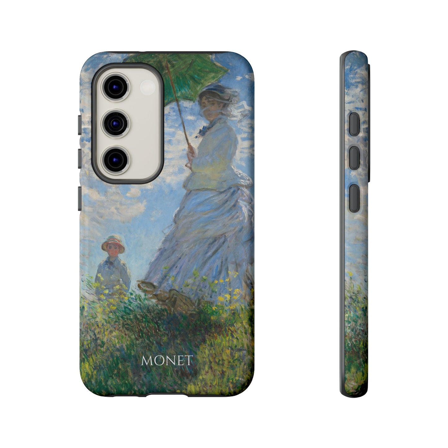 Tough Phone Case for iPhone, Samsung and Google Pixel - Monet, Woman with a Parasol - Madame Monet and Her Son (1875)