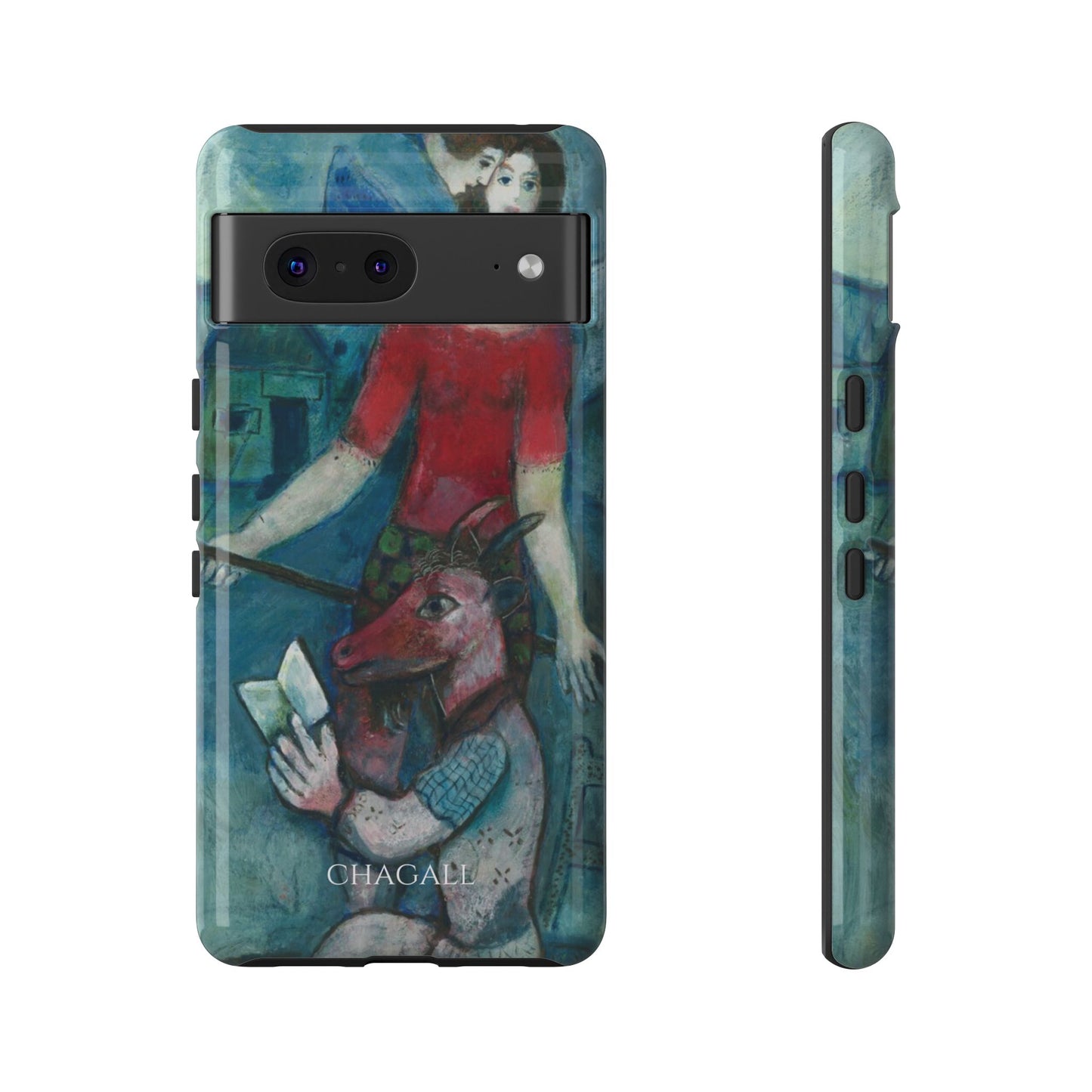 Tough Phone Case for iPhone, Samsung and Google Pixel - Chagall, The Angel and the Reader (1930)