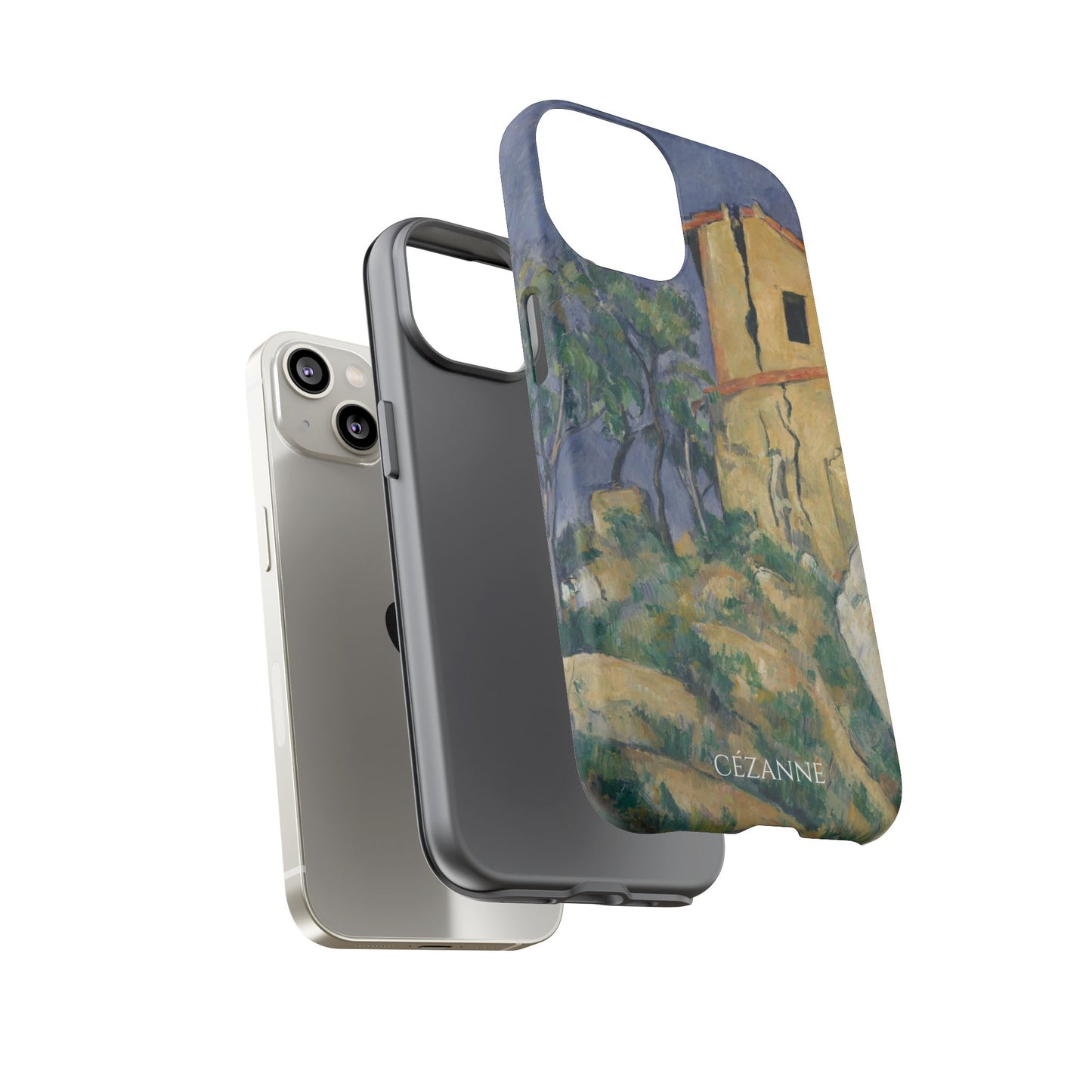 Tough Phone Case for iPhone, Samsung and Google Pixel - Cézanne, House with the Cracked Walls (1892-94)