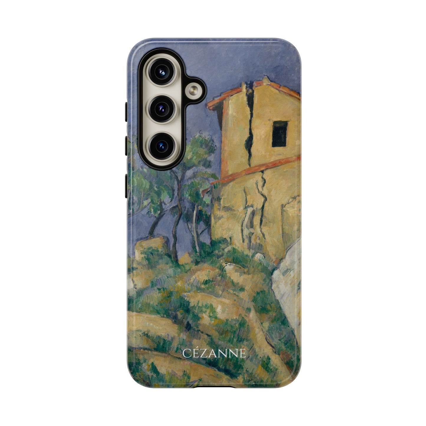 Tough Phone Case for iPhone, Samsung and Google Pixel - Cézanne, House with the Cracked Walls (1892-94)